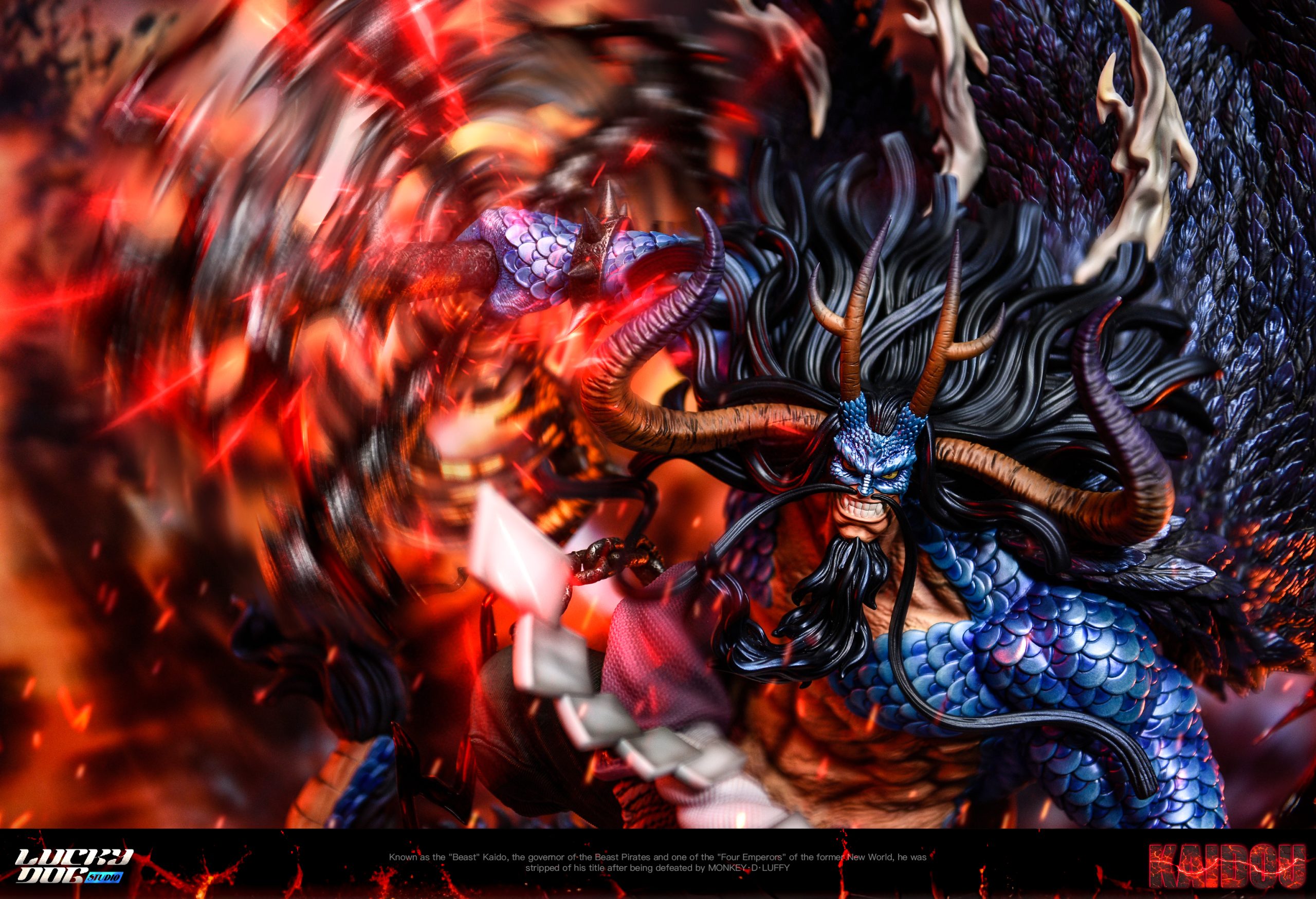 LuckyDog Studio - One Piece Yonko Hundred Beasts Kaido (Human-Beast Form)