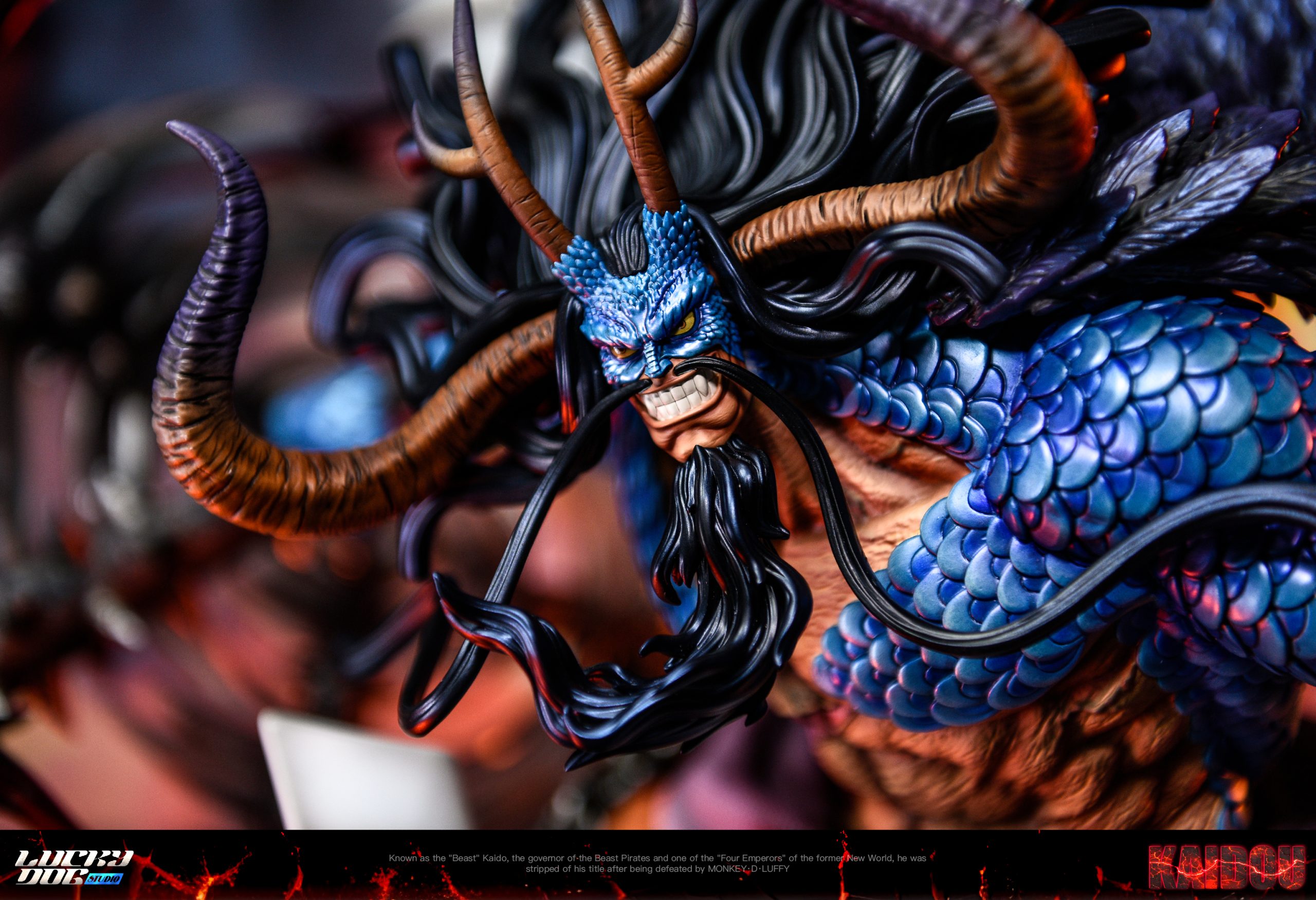 LuckyDog Studio - One Piece Yonko Hundred Beasts Kaido (Human-Beast Form)