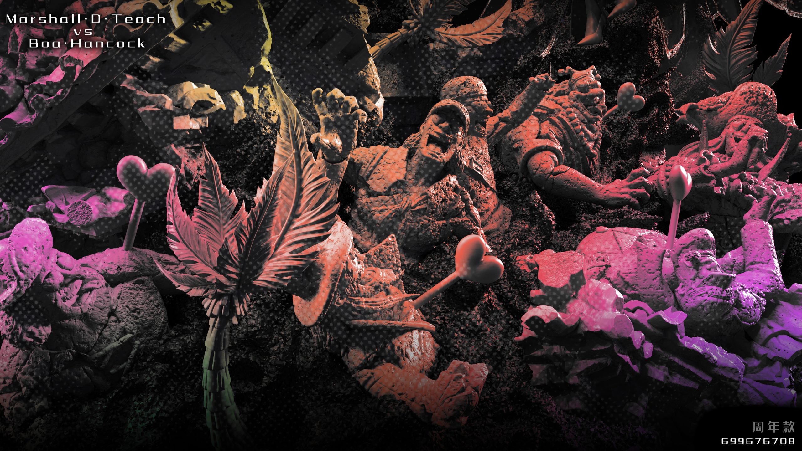 Lx Studio One Piece Blackbeard Vs Boa Hancock