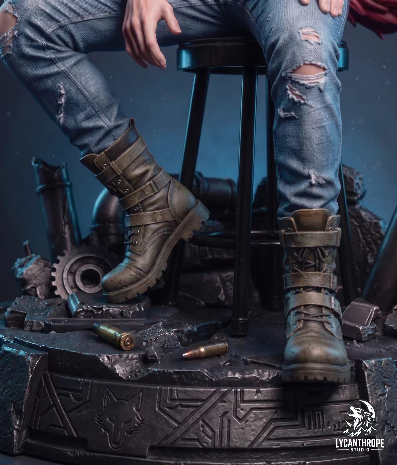 Lycanthrope Studio - Valko Denim Jacket Love and Deepspace