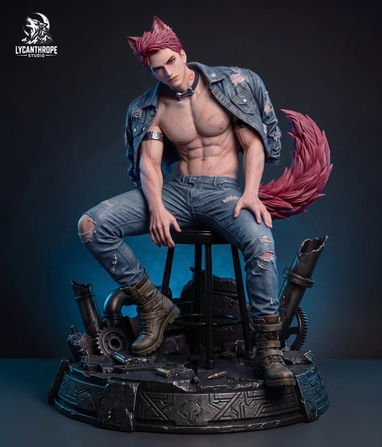 Lycanthrope Studio - Valko Denim Jacket Love and Deepspace