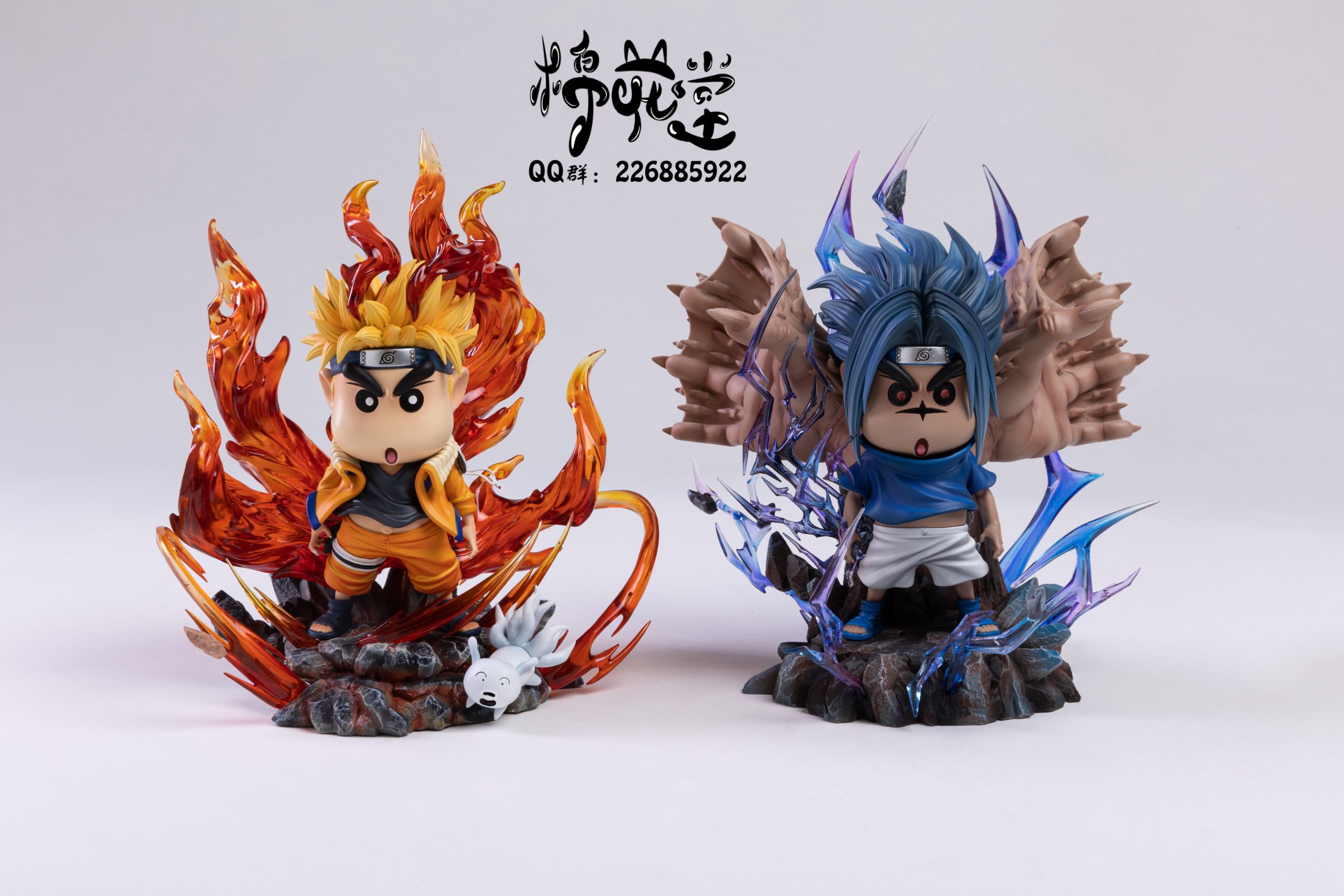 M.H.T Studio - Crayon Shin-chan Shinnosuke Nohara cos Uchiha Sasuke Valley of the End