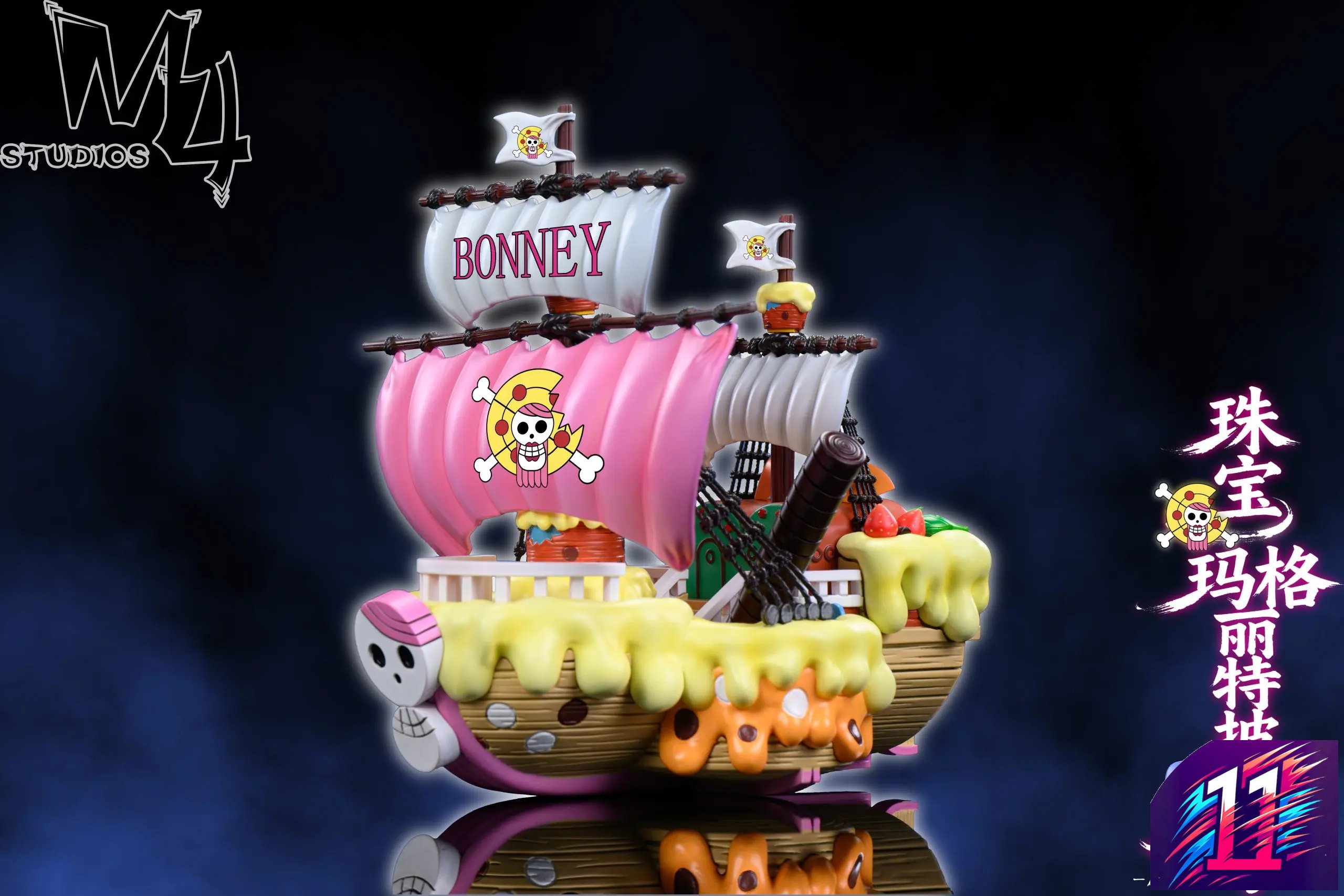 M4 Studio - Bonney Pirate Ship Jewelry Margherita One Piece