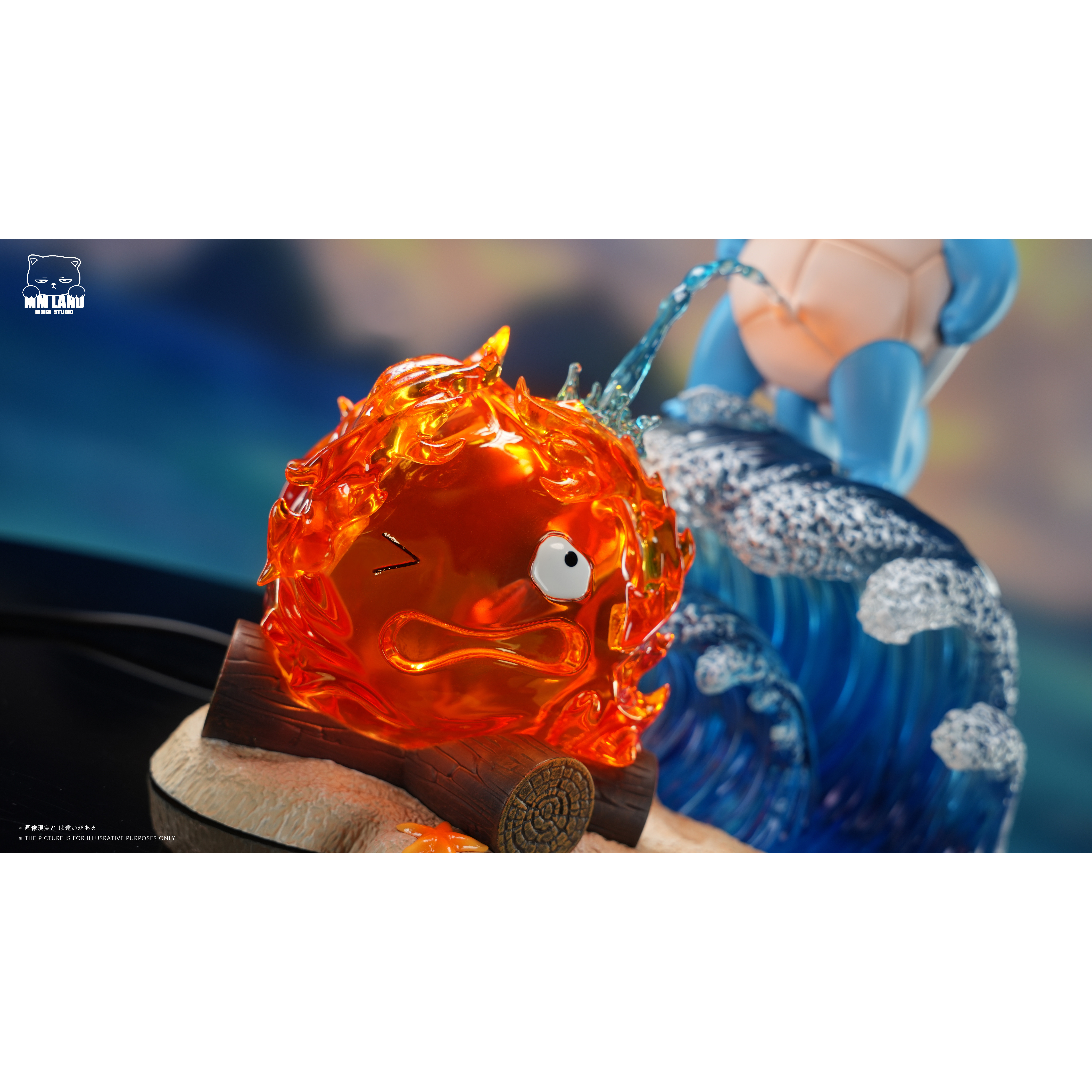 MMLAND Studio - Squirtle X Calcifer Pokémon X Howl%27s Moving Castle