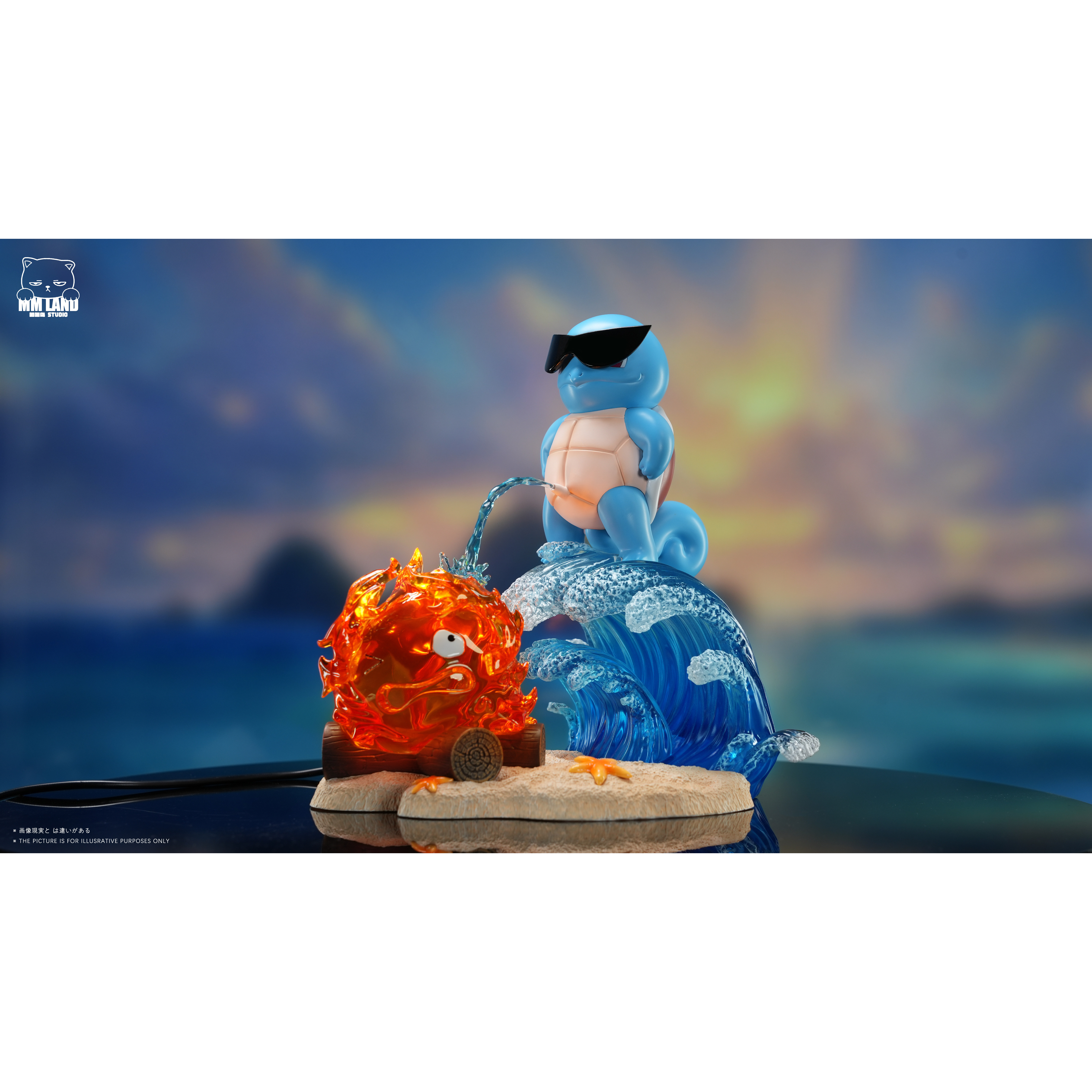 MMLAND Studio - Squirtle X Calcifer Pokémon X Howl%27s Moving Castle
