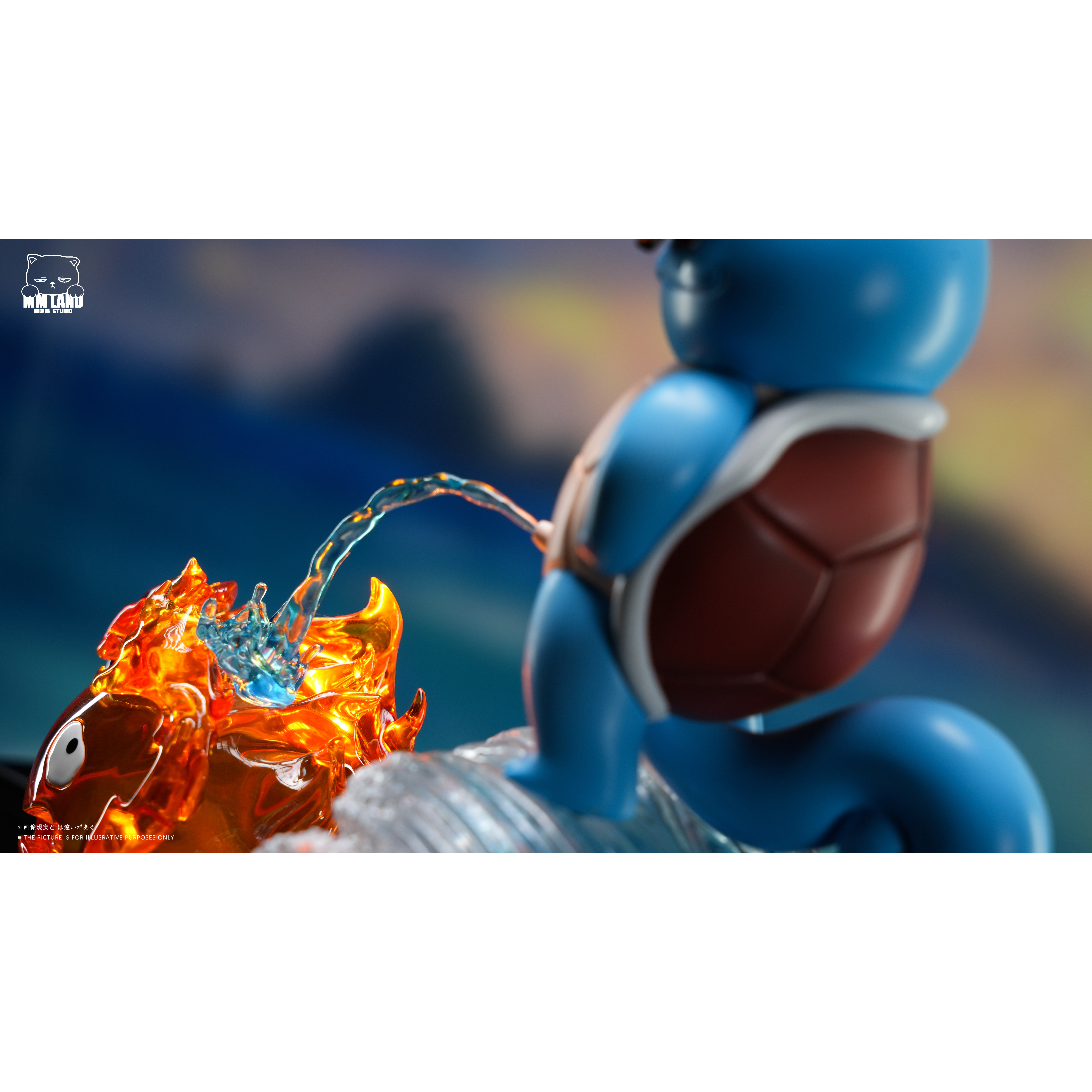 MMLAND Studio - Squirtle X Calcifer Pokémon X Howl%27s Moving Castle