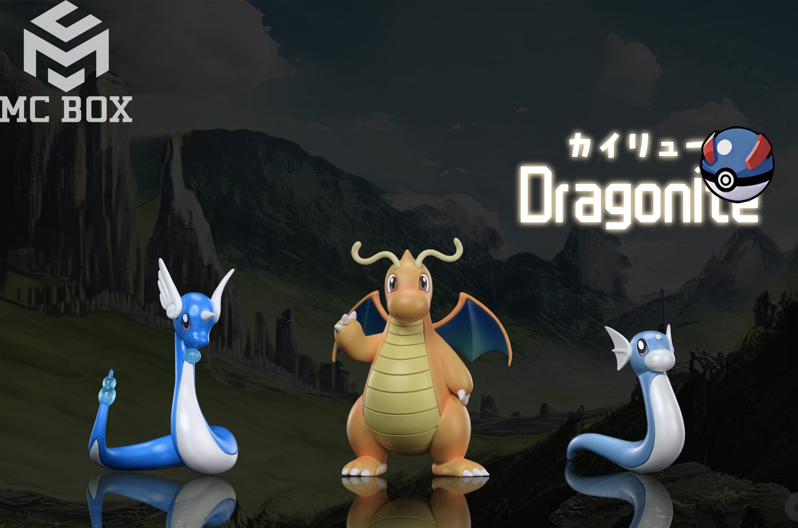 MC BOX Studio - Pokémon Dragonite Evolution Set