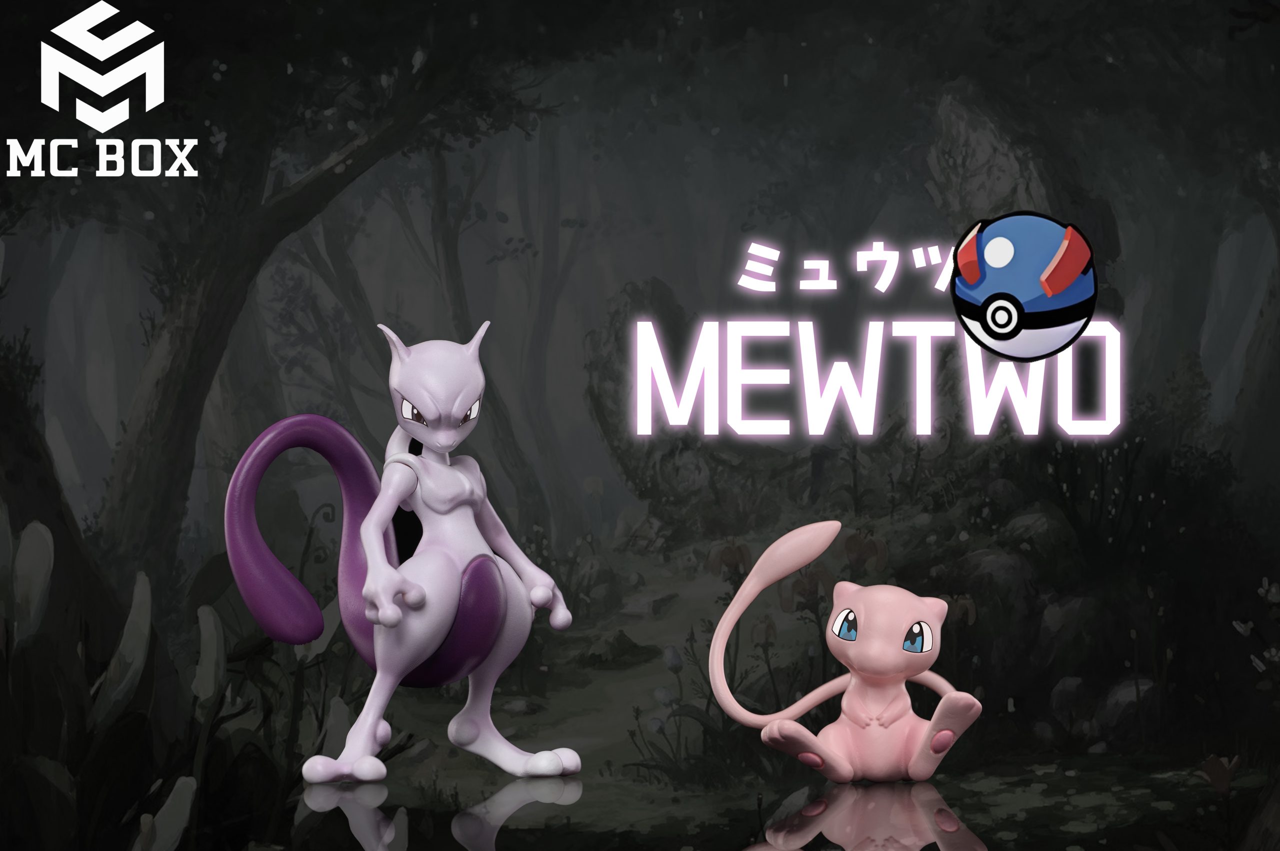 MC BOX Studio - Pokémon Mew & Mewtwo