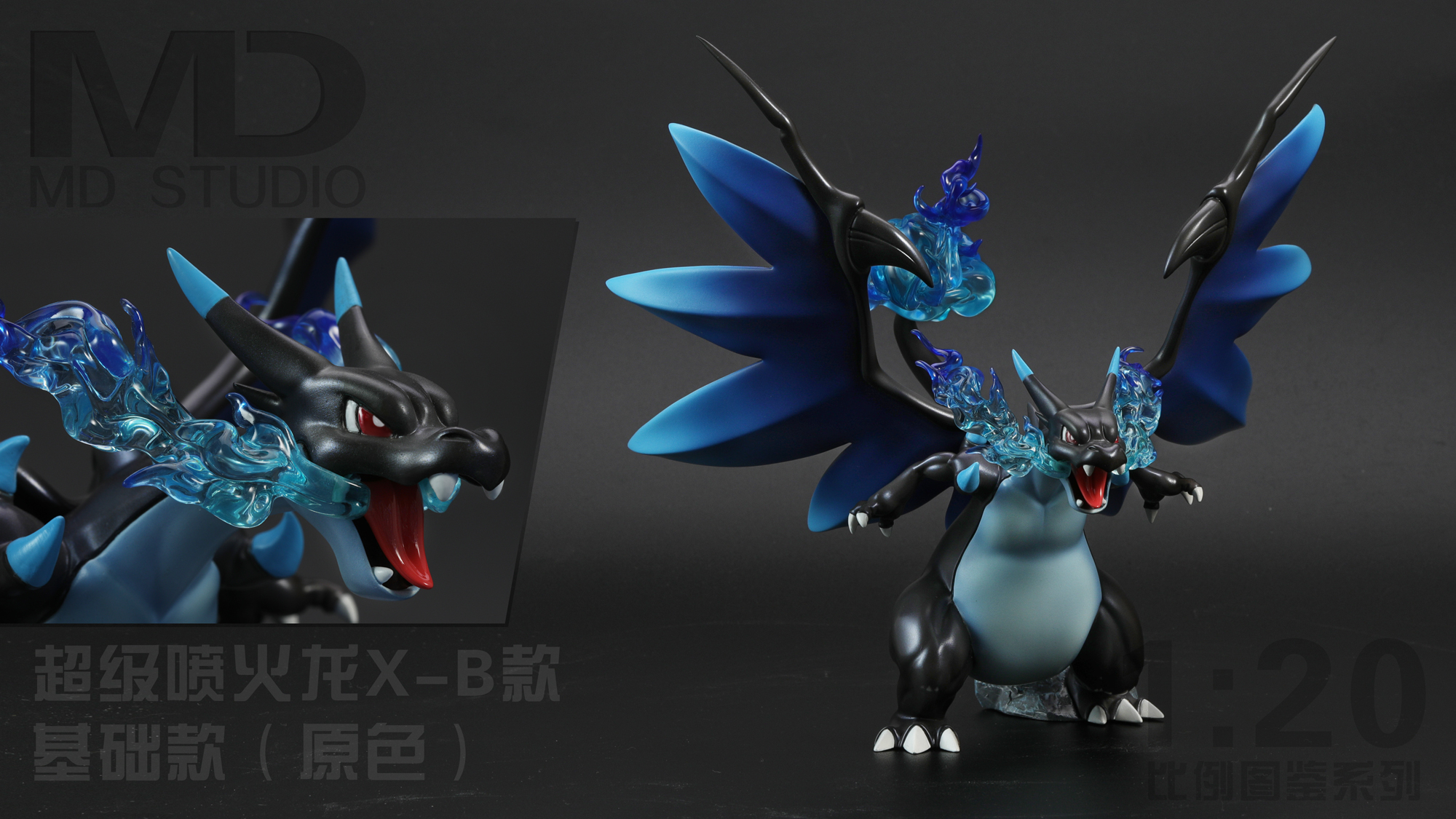 MD Studio - Pokémon Maga Charizard X