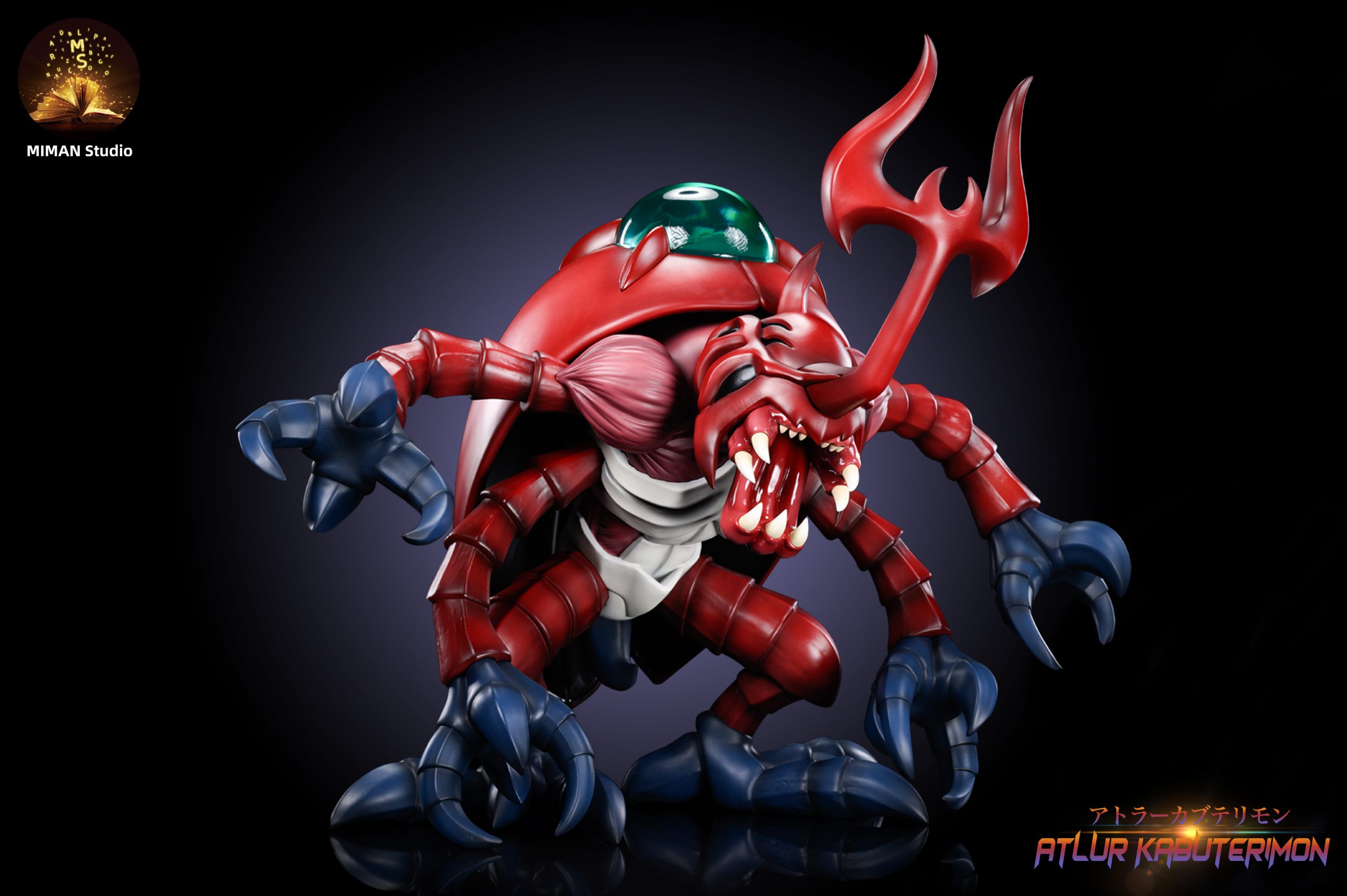 MIMAN Studio - Digimon Atlur Kabuterimon (Red)
