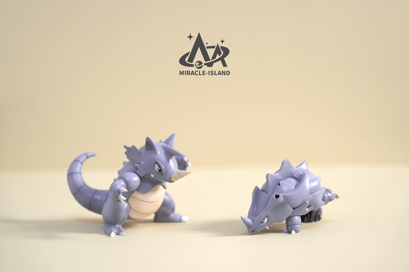MIRACLE-ISLAND Studio - Pokémon Rhydon Evolution Set