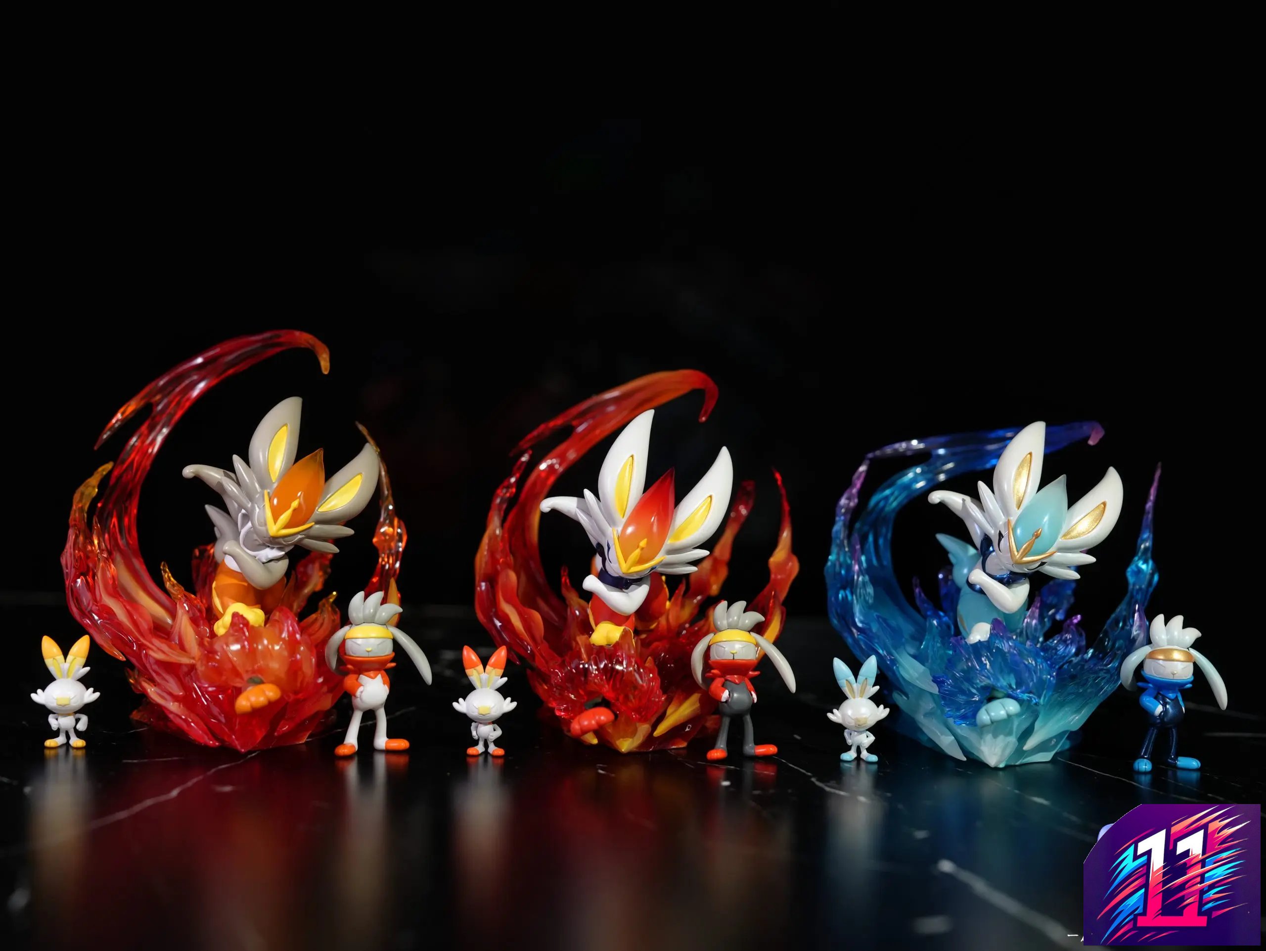 Mo Yu Studio - Cinderace Evolution Set Pokémon
