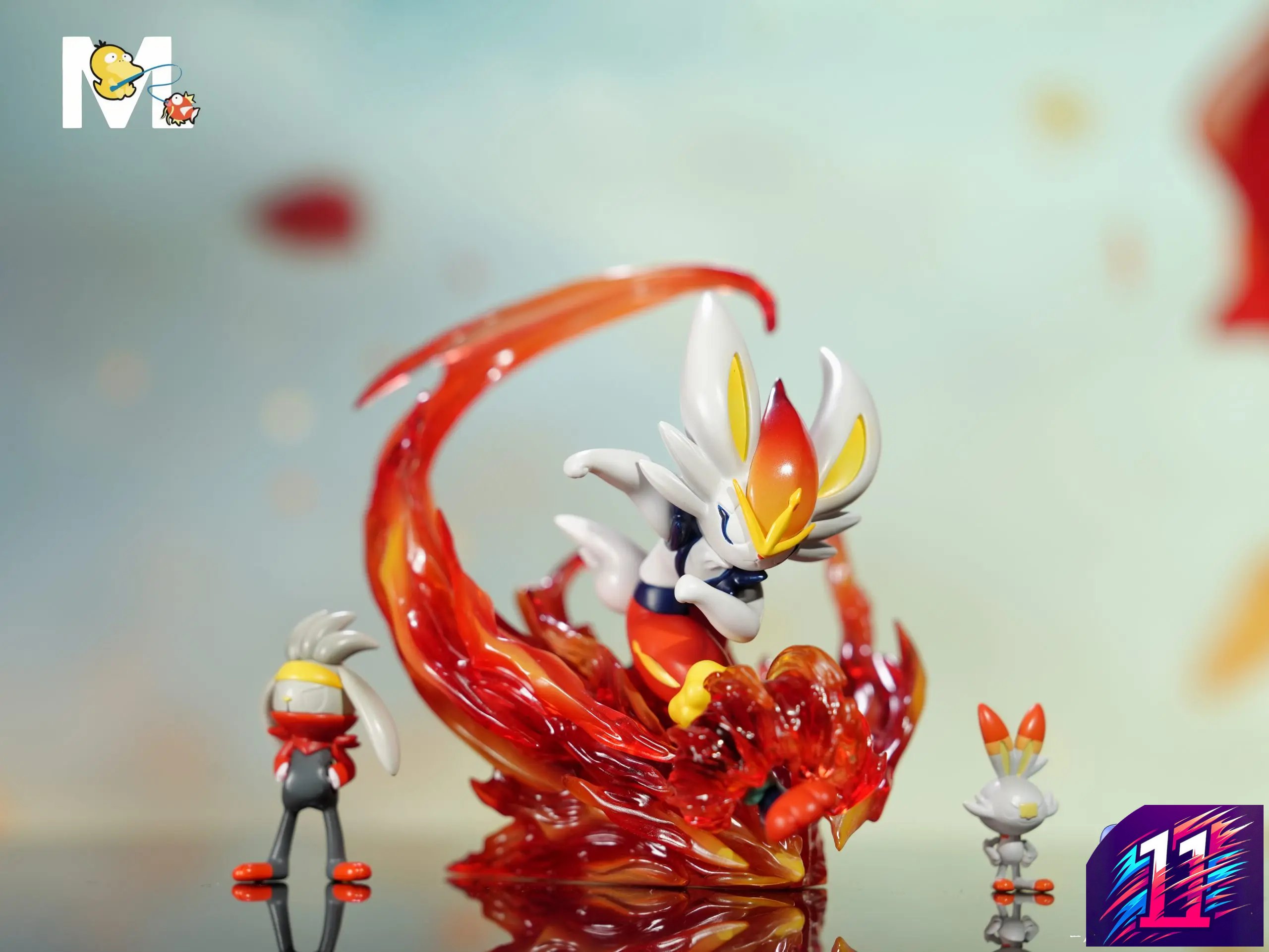 Mo Yu Studio - Cinderace Evolution Set Pokémon