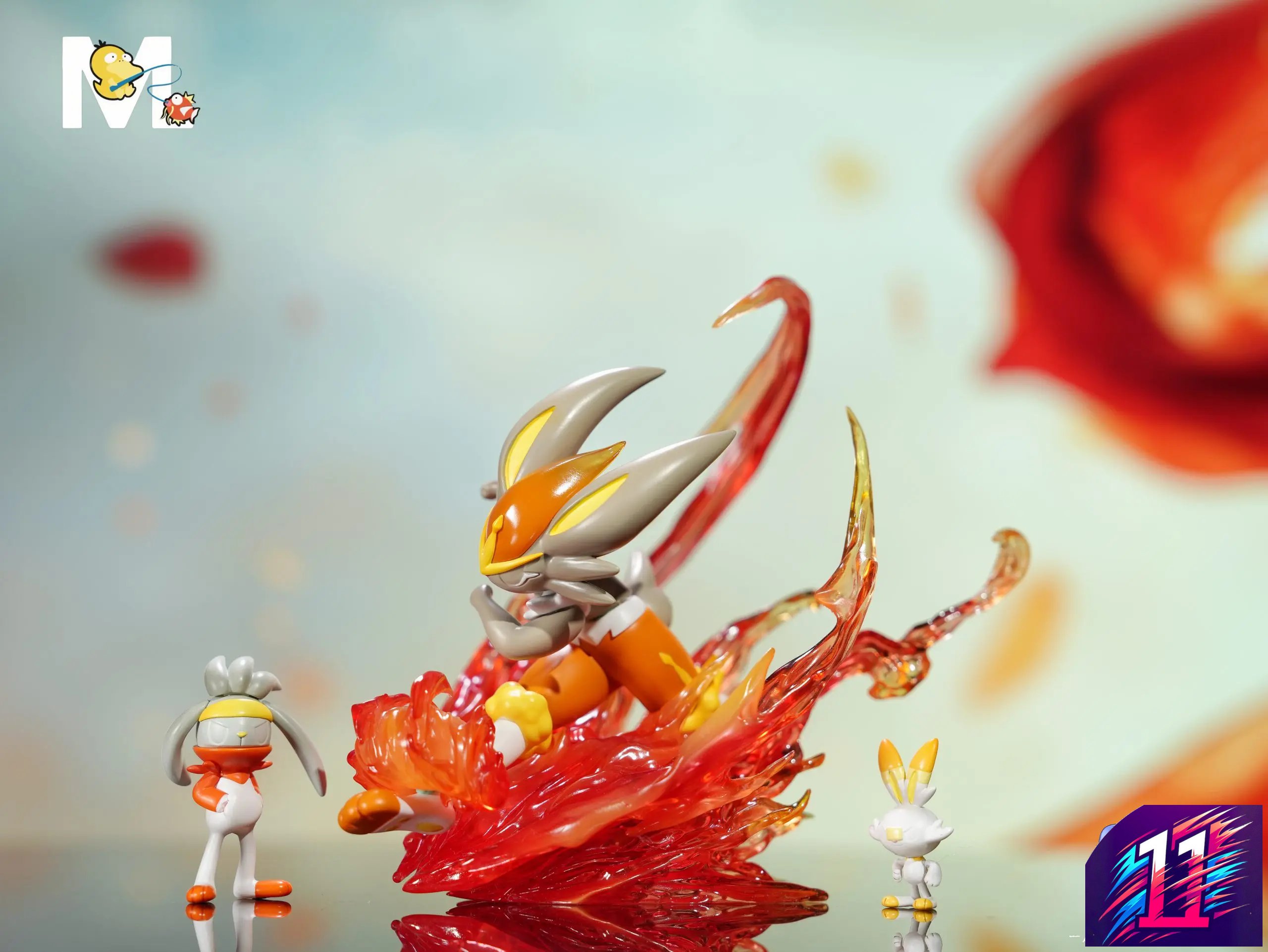 Mo Yu Studio - Cinderace Evolution Set Pokémon