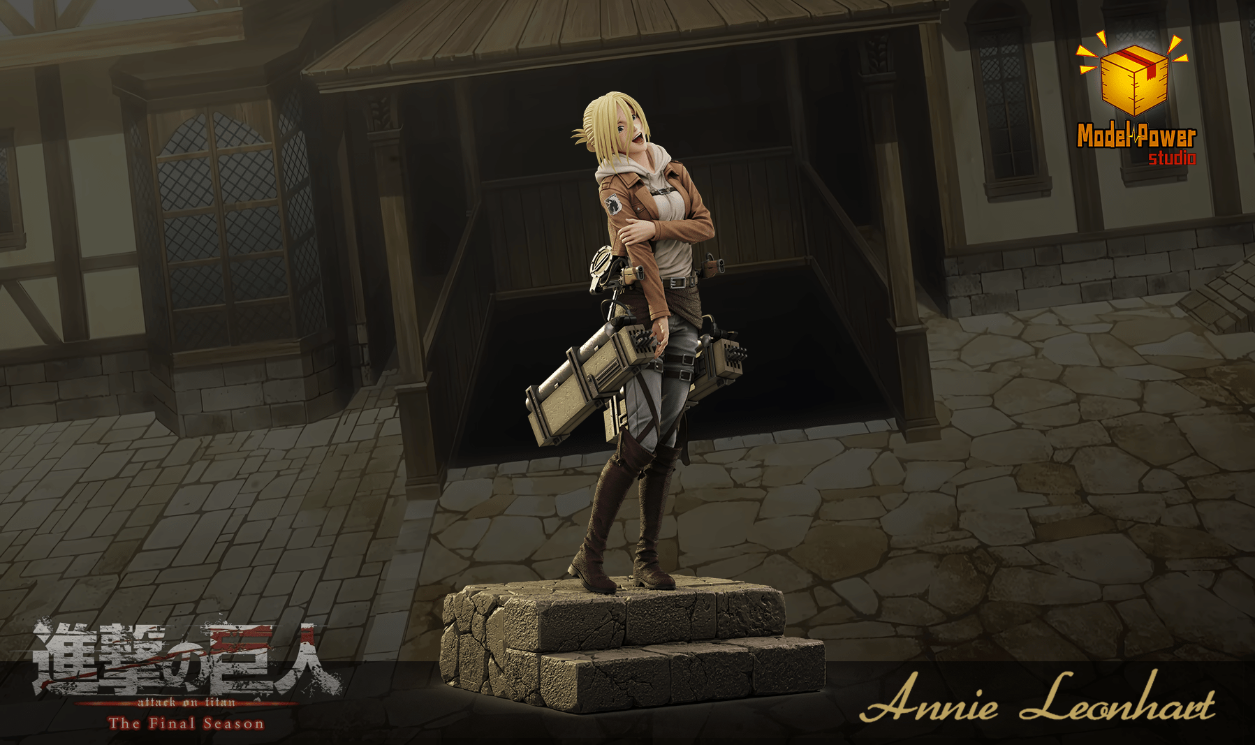 Model Power Studio - Attack on Titan #4 Annie Leonhart