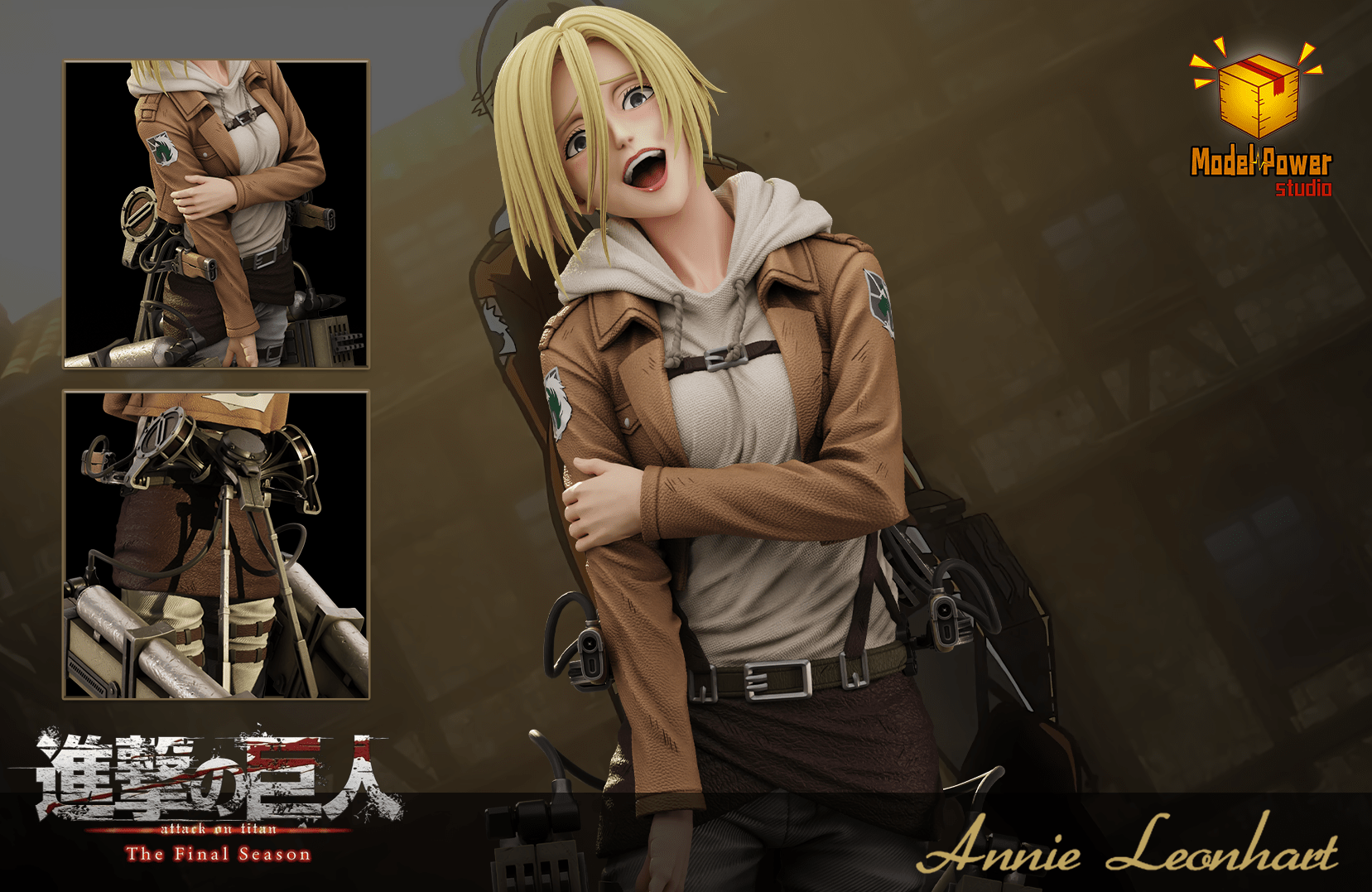 Model Power Studio - Attack on Titan #4 Annie Leonhart