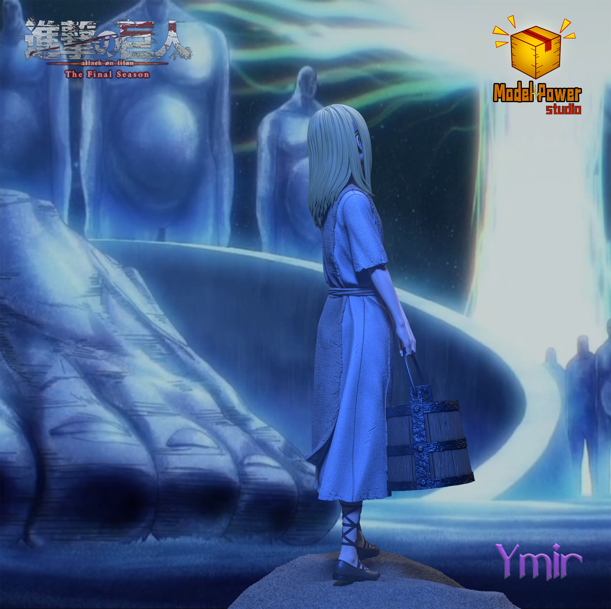 Model Power Studio - Attack on Titan 08 Ymir Fritz