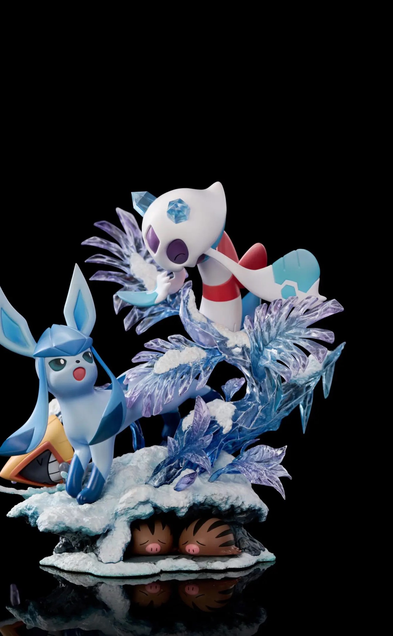 MoonShadow Studio - Nature Series Eevee #7 Glaceon Scene Pokémon