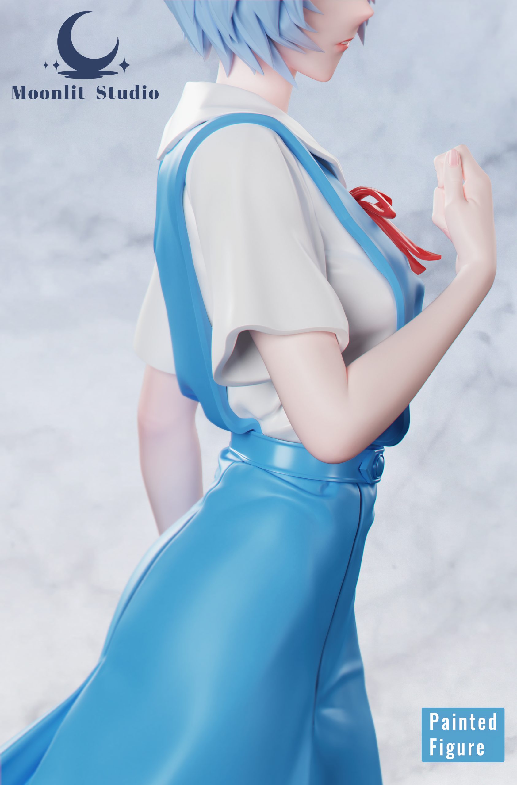 Moonlit Studio - Neon Genesis Evangelion Moonlit girls limited series 1st Ayanami Rei school uniform VER