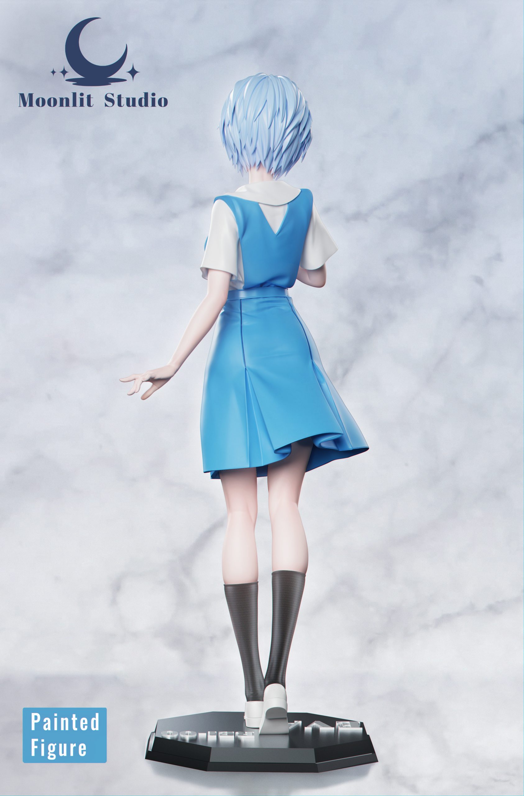 Moonlit Studio - Neon Genesis Evangelion Moonlit girls limited series 1st Ayanami Rei school uniform VER