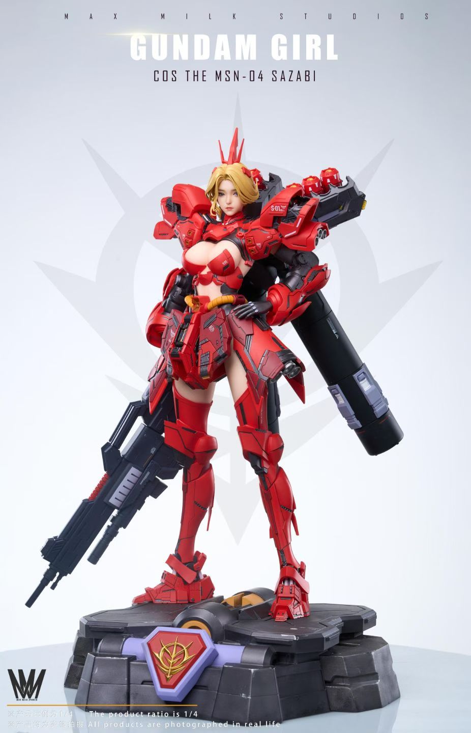 Max Milk Studio - GUNDAM GIRL COS The MSN-04 Sazabi Gundam JN5.0