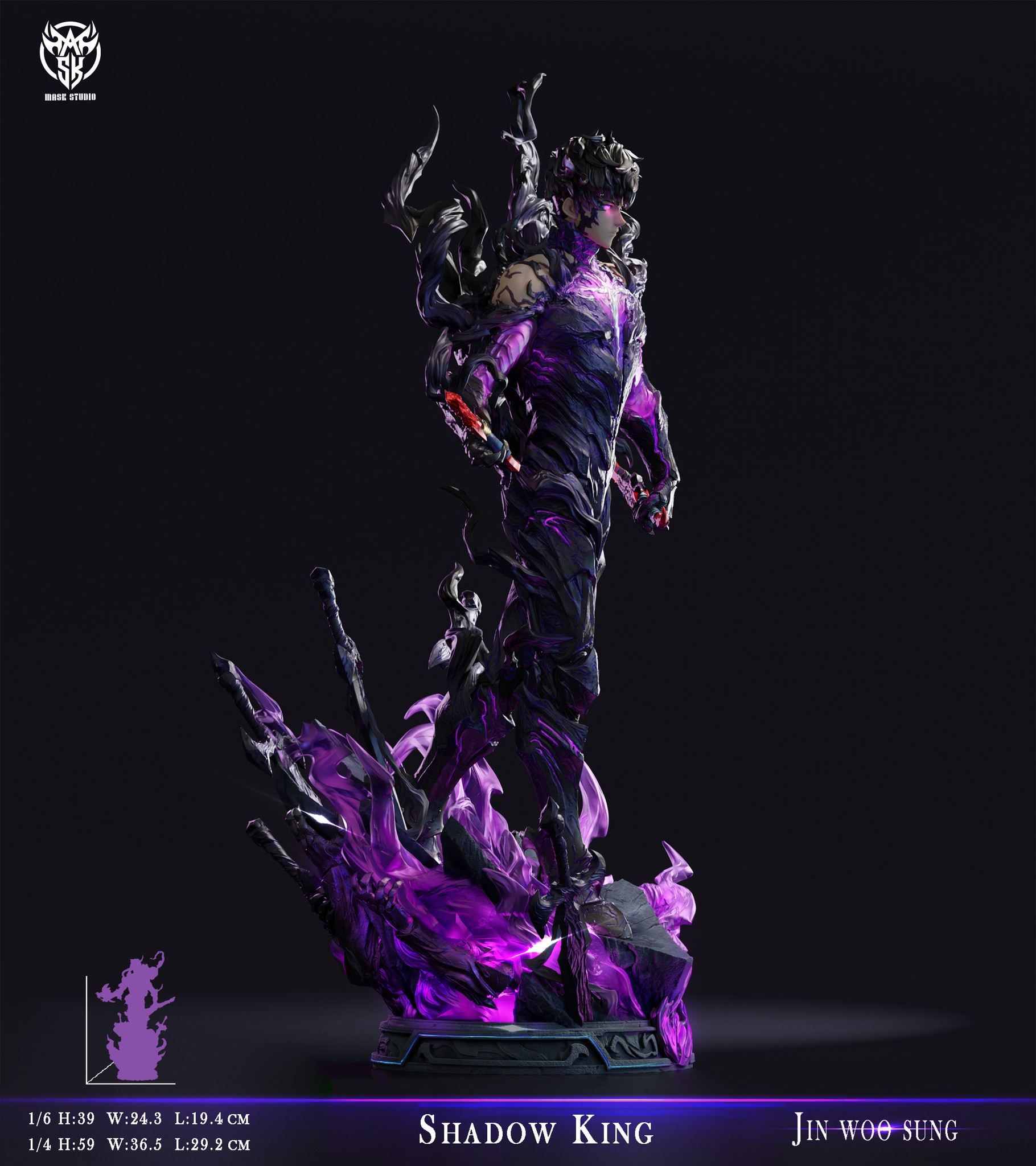 Mask Studio – Solo Leveing Shadow King Sung Jin Woo - elevenGK