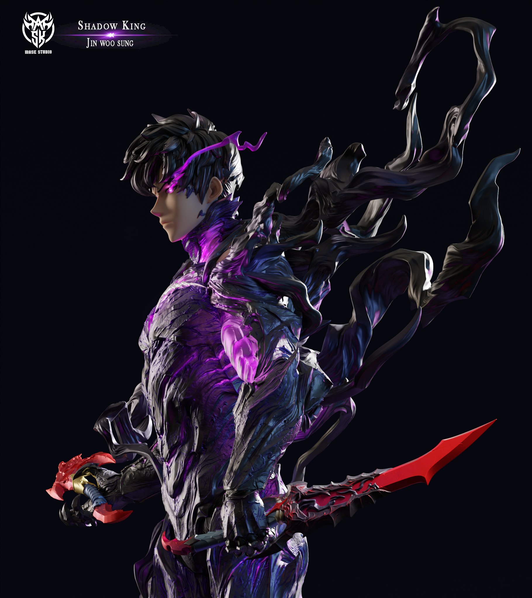 Mask Studio – Solo Leveing Shadow King Sung Jin Woo - elevenGK