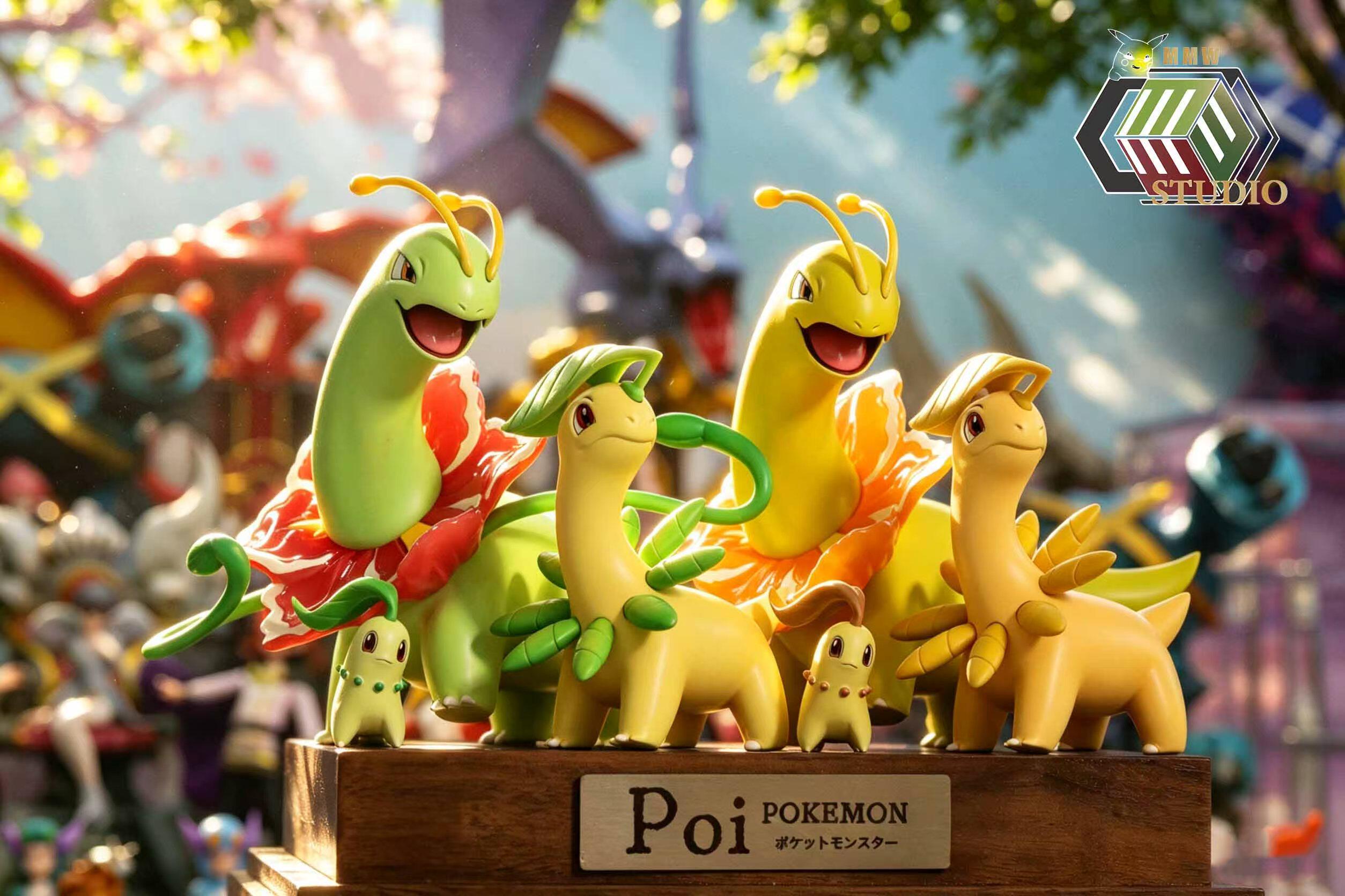 Miao Miao House Studio - Meganium Evolution Set Pokémon