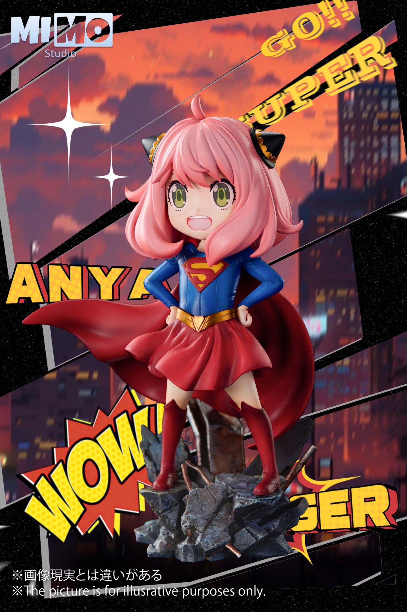 Mimo Studio - Spy x Family Super Girl Anya Cos Superwoman