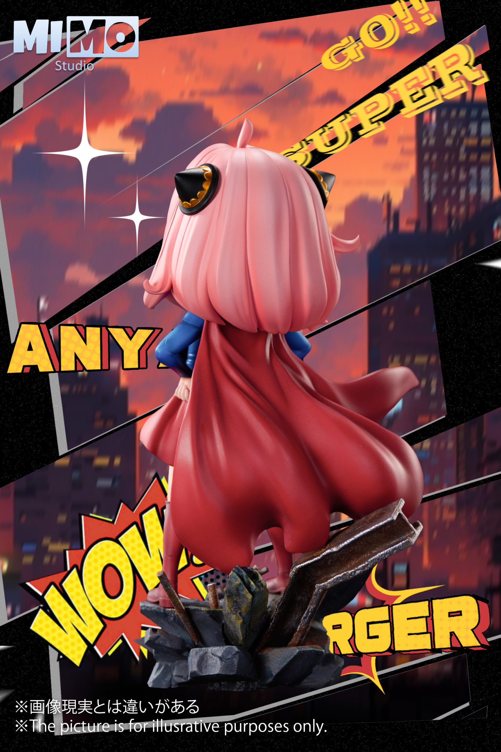 Mimo Studio - Spy x Family Super Girl Anya Cos Superwoman