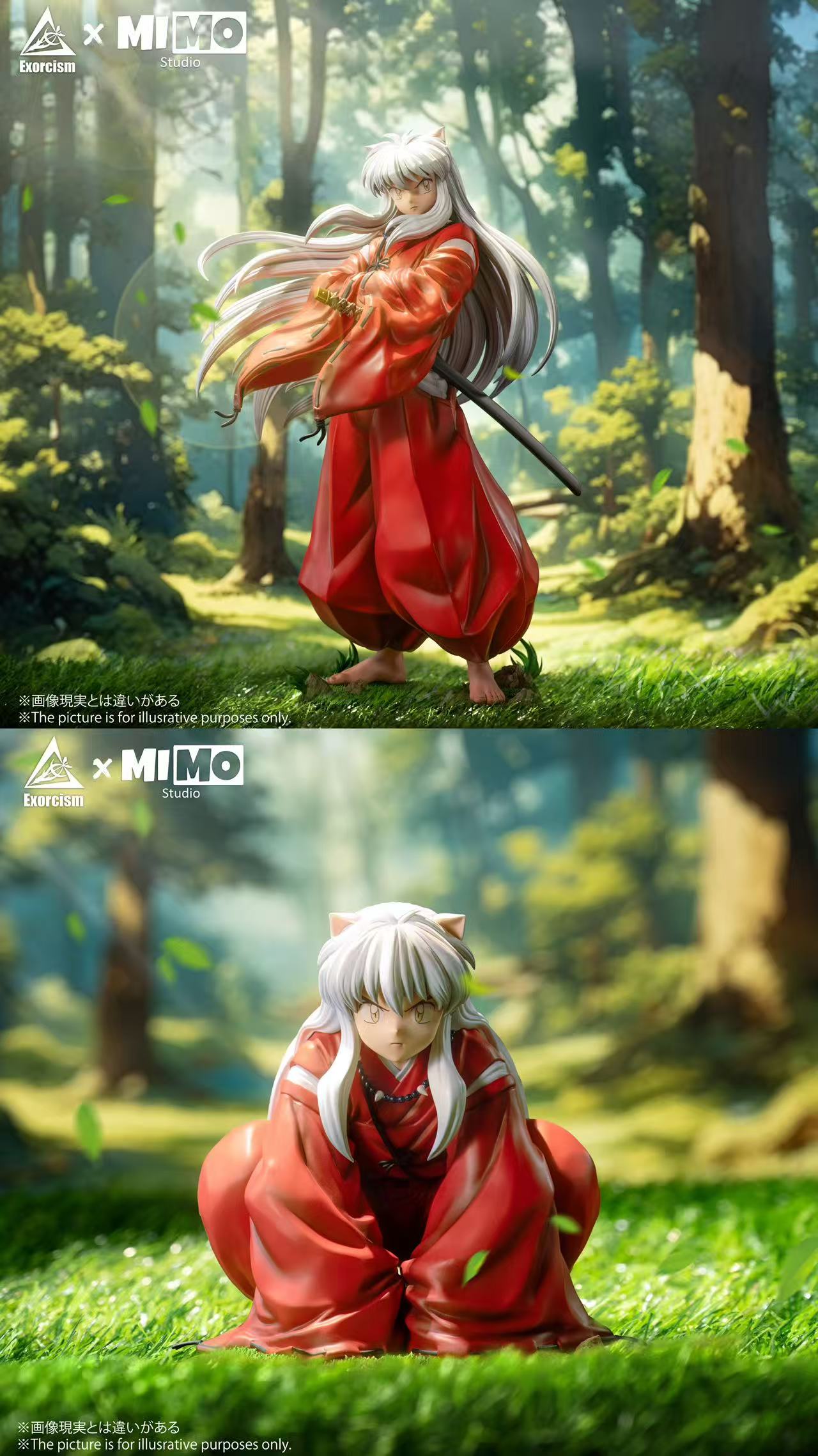 Mimo Studio & Exorcism Studio - Inuyasha Dual Form Statue