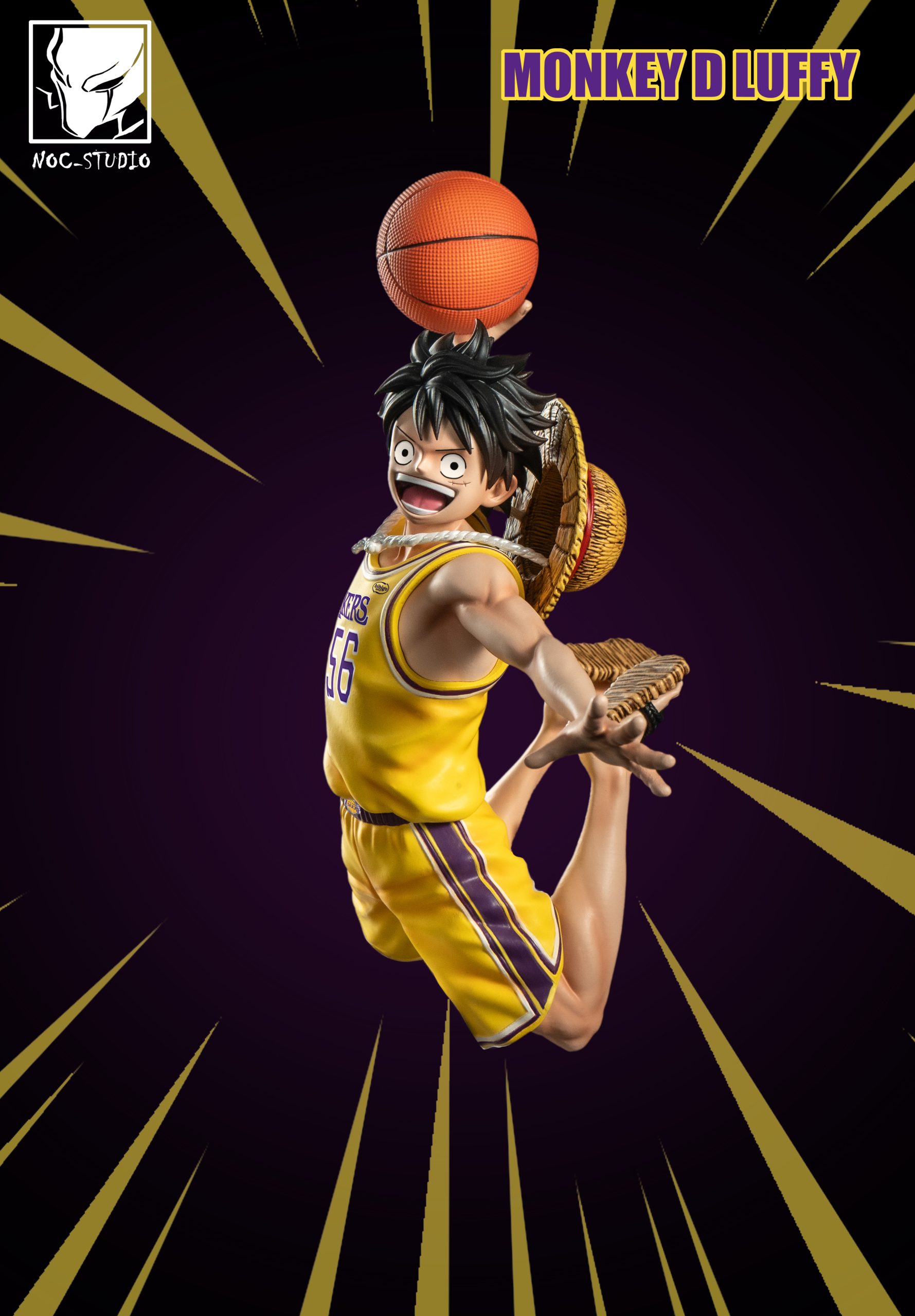 Noc Studio - One Piece Purple Gold Dream Team #1 Luffy