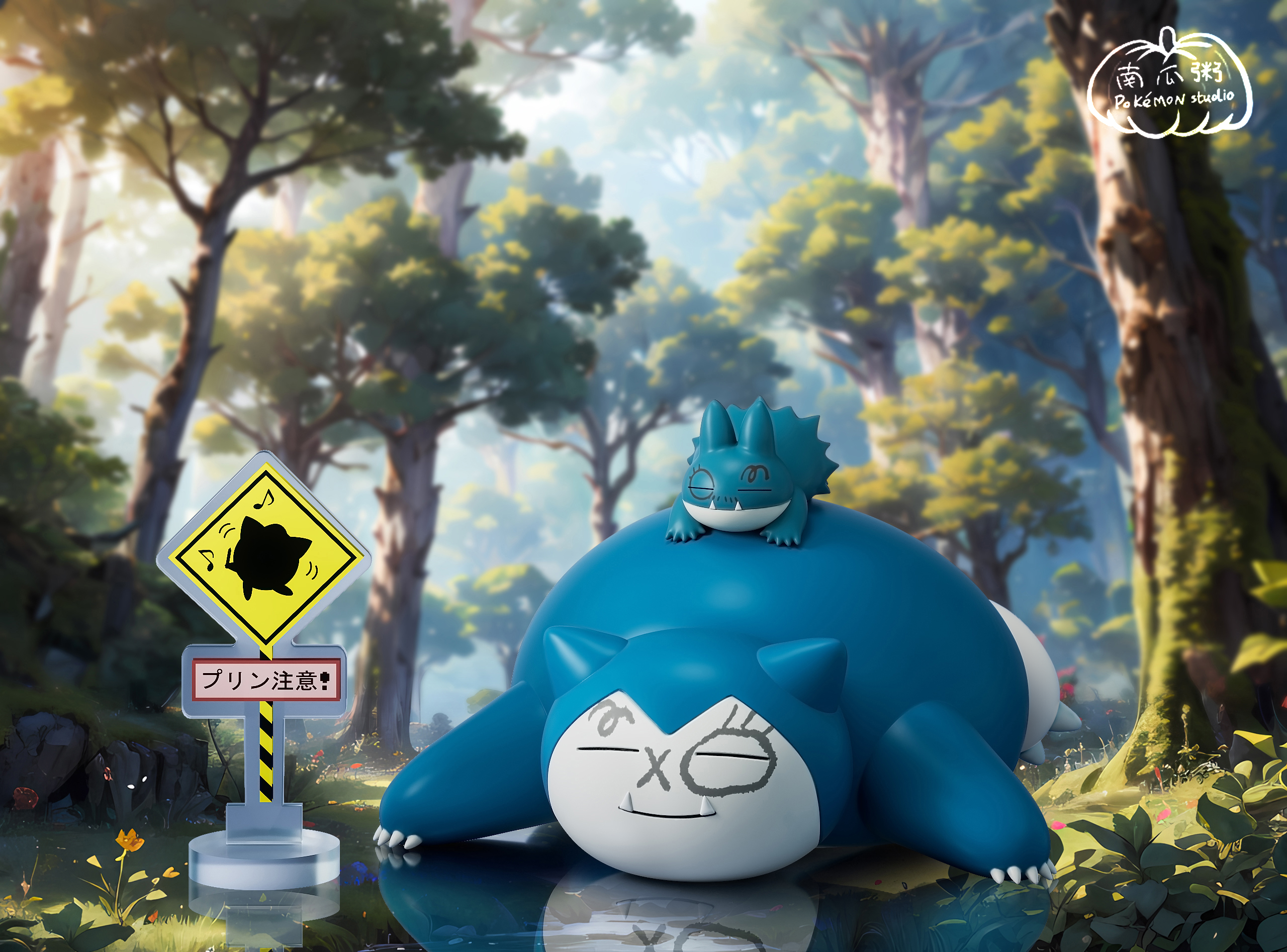 Nan Gua Zhou Studio - Pokémon Snorlax Evolution Set 1/20