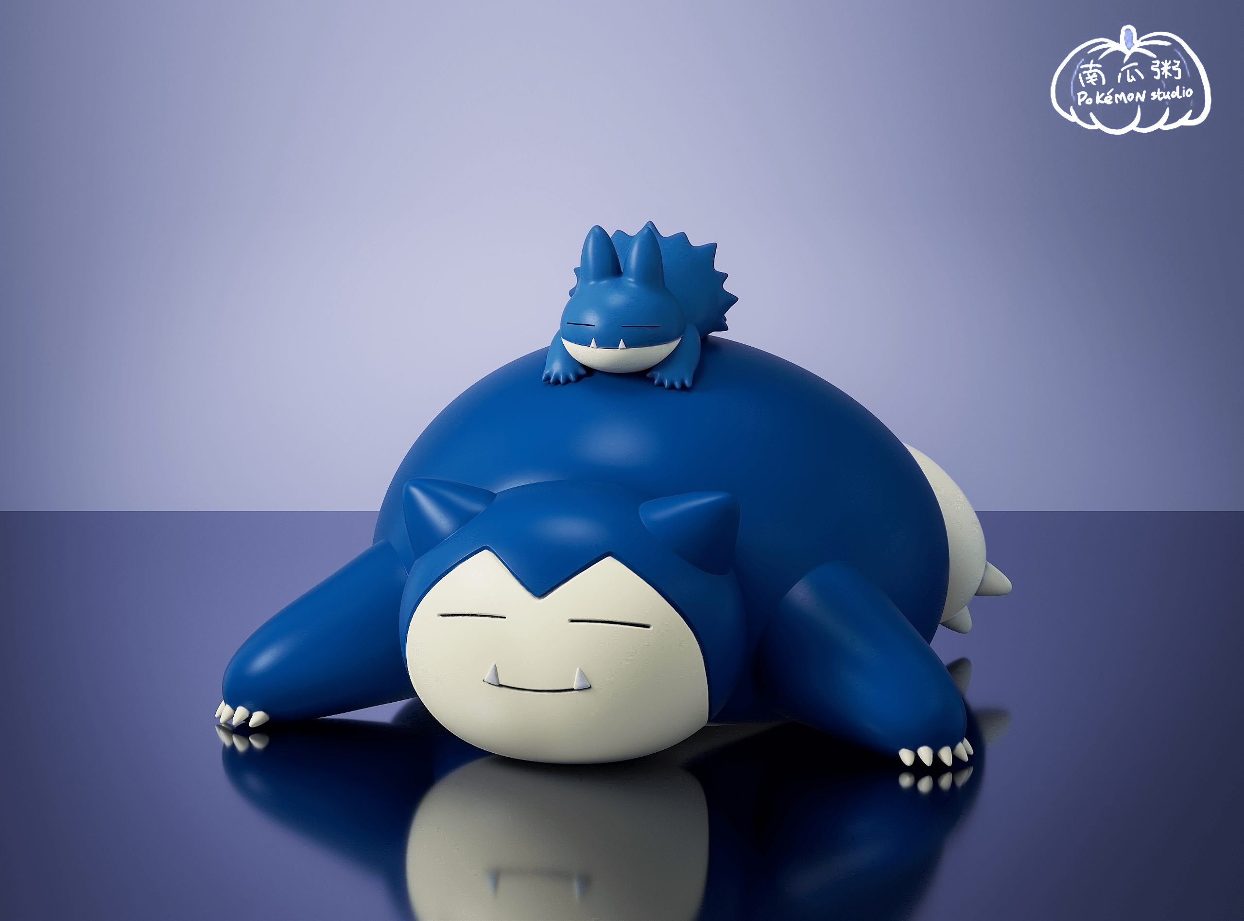 Nan Gua Zhou Studio - Pokémon Snorlax Evolution Set 1/20