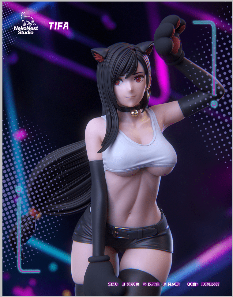 NekoNest Studio - Final Fantasy Tifa Catgirl