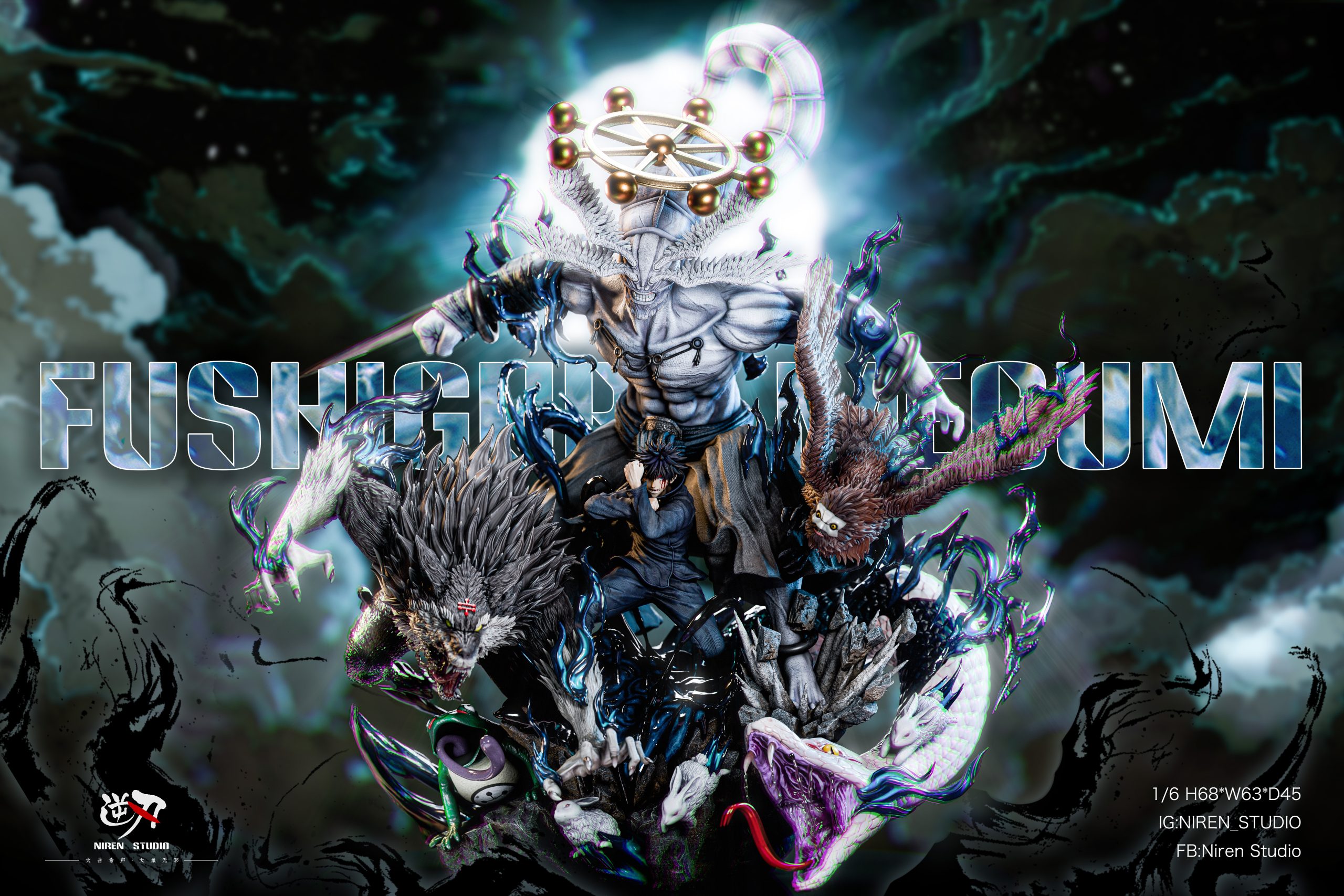 NiRen Studio - Jujutsu Kaisen #3 Ten Shadows Technique Megumi Fushiguro