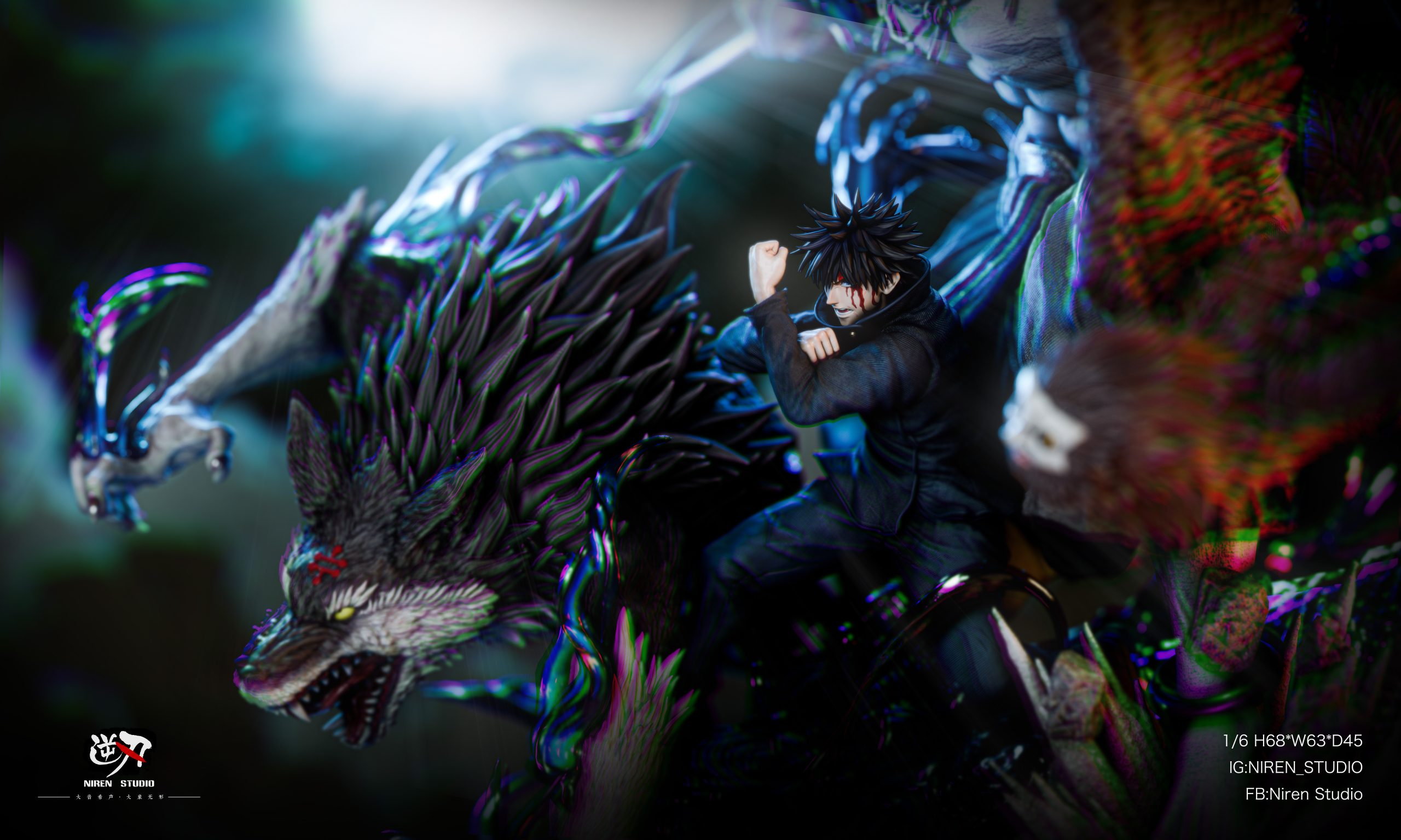 NiRen Studio - Jujutsu Kaisen #3 Ten Shadows Technique Megumi Fushiguro