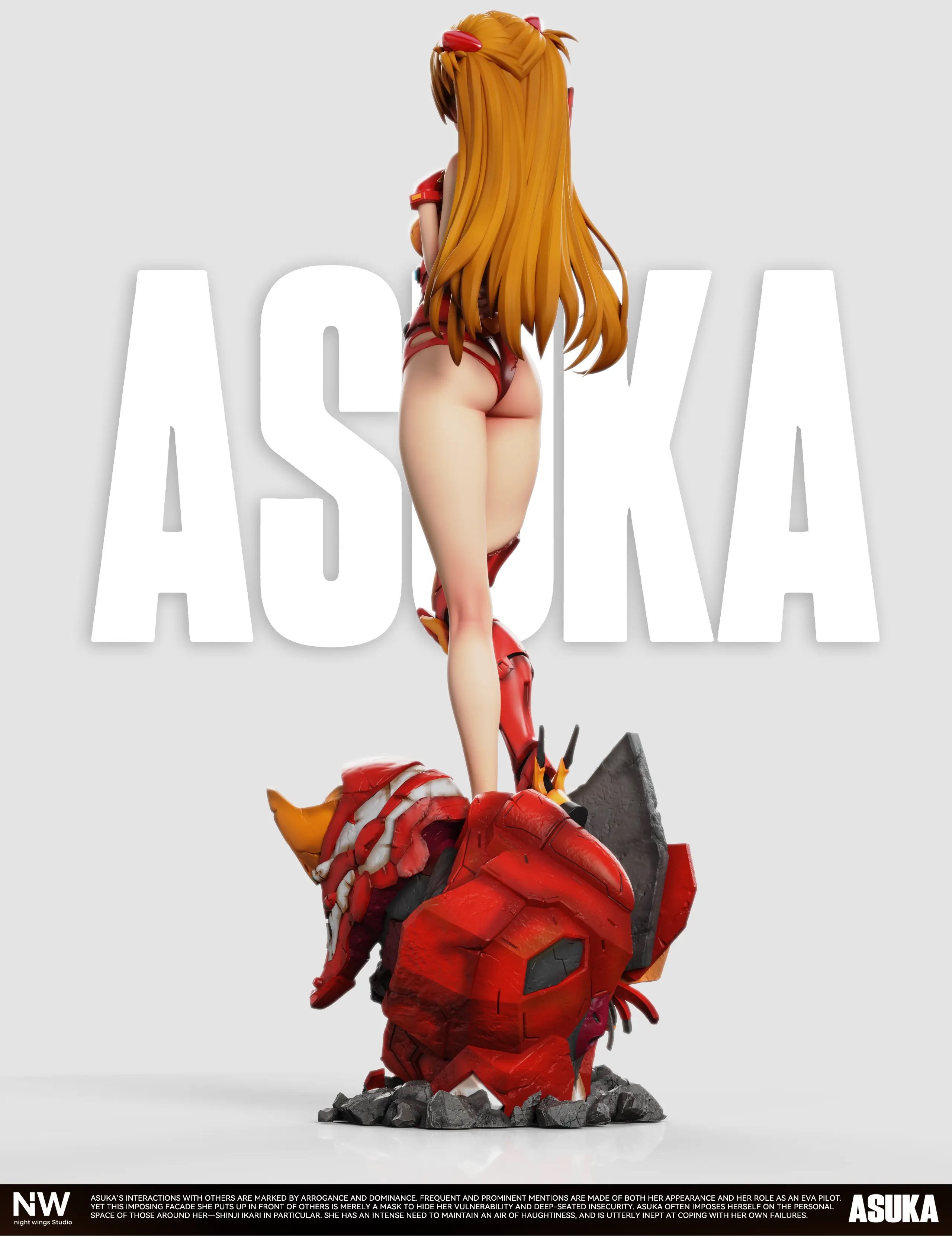 Night Wing Studio - Soryu Asuka Langley Mecha Girl Neon Genesis Evangelion