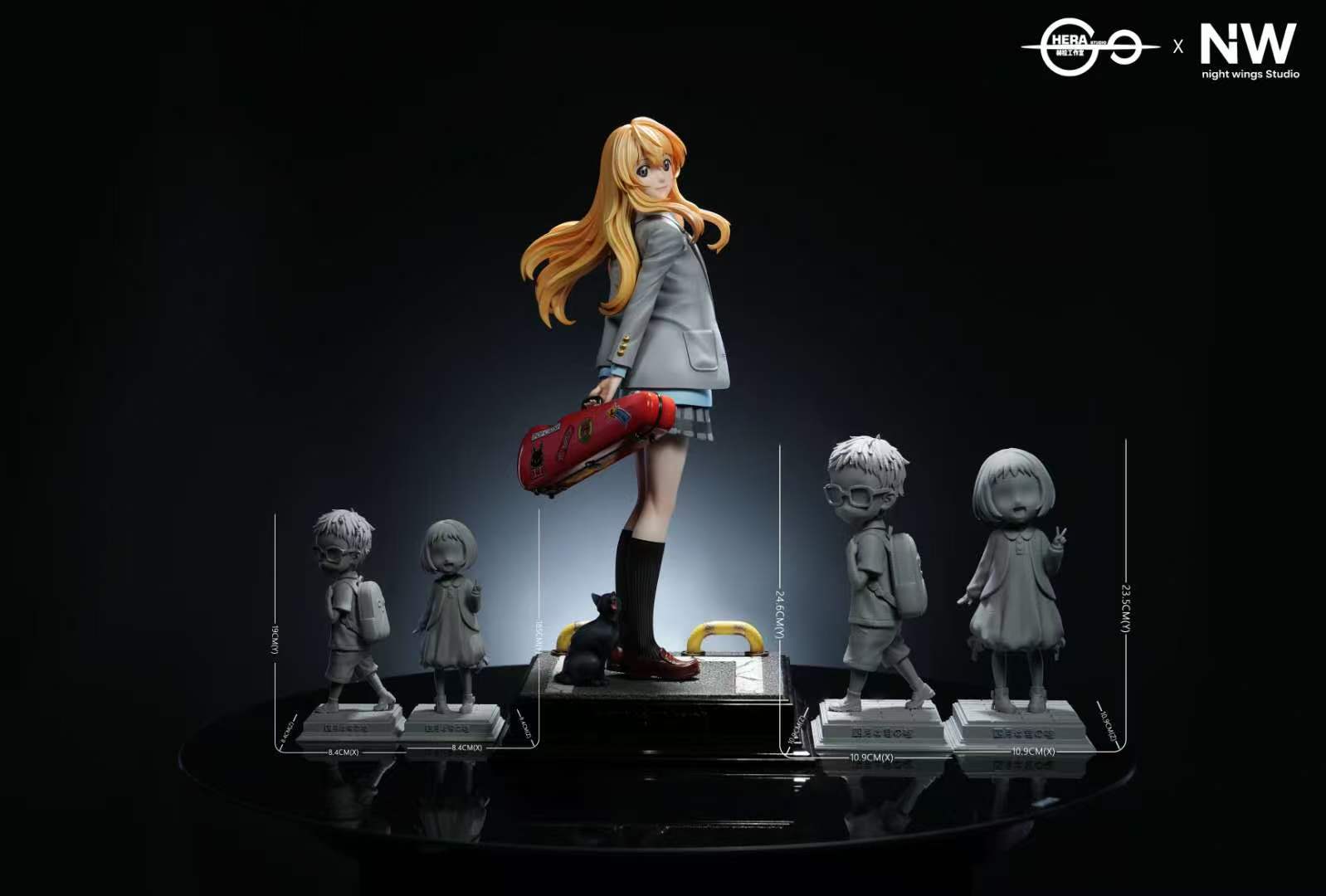Night Wing Studio X HERA Studio - Kaori Miyazono X Arima Kousei Childhood Your Lie in April