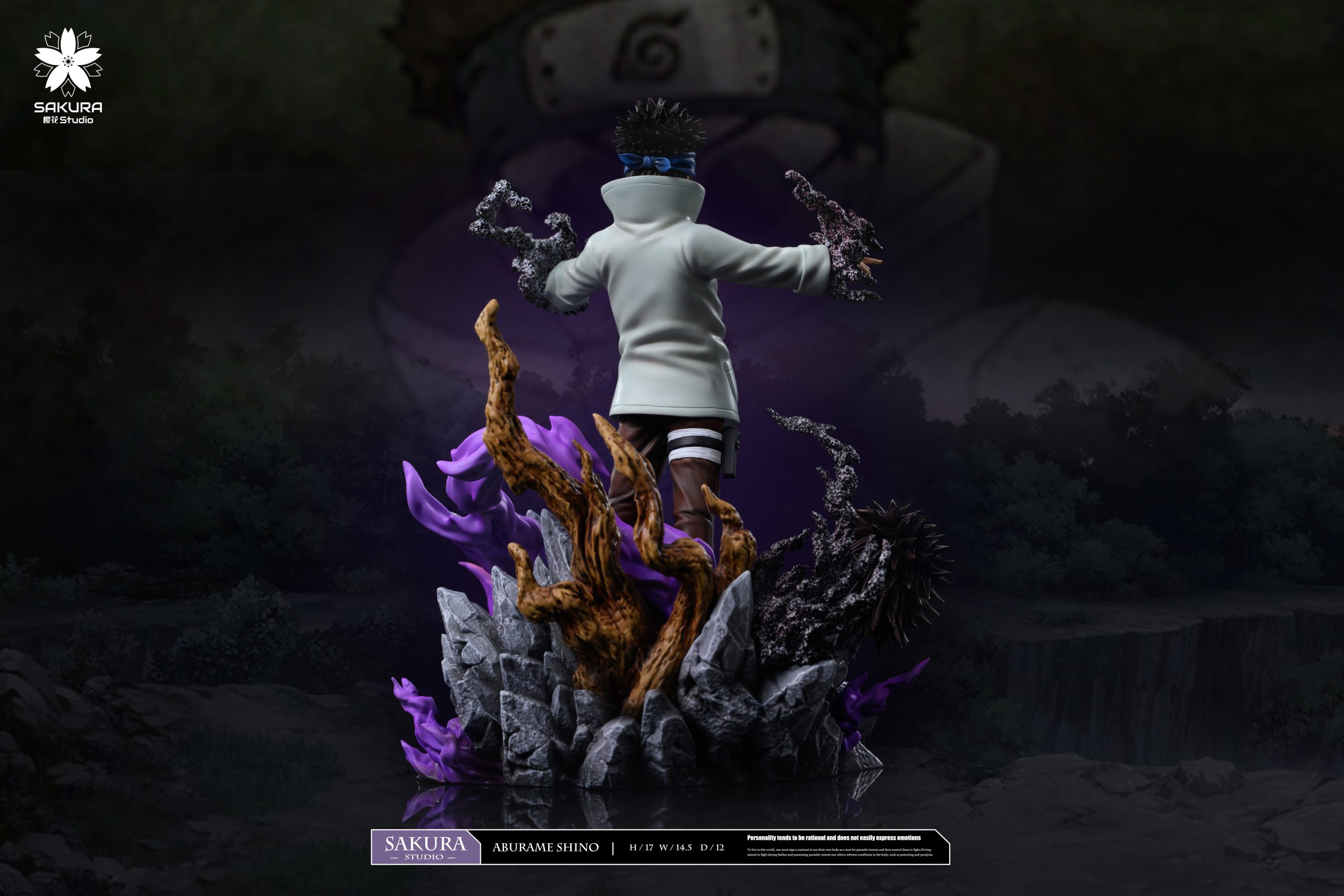 SAKURA Studio - Naruto Light Statue Resonance Series 10th Series Aburame Shino 11th Series Yamanaka Ino