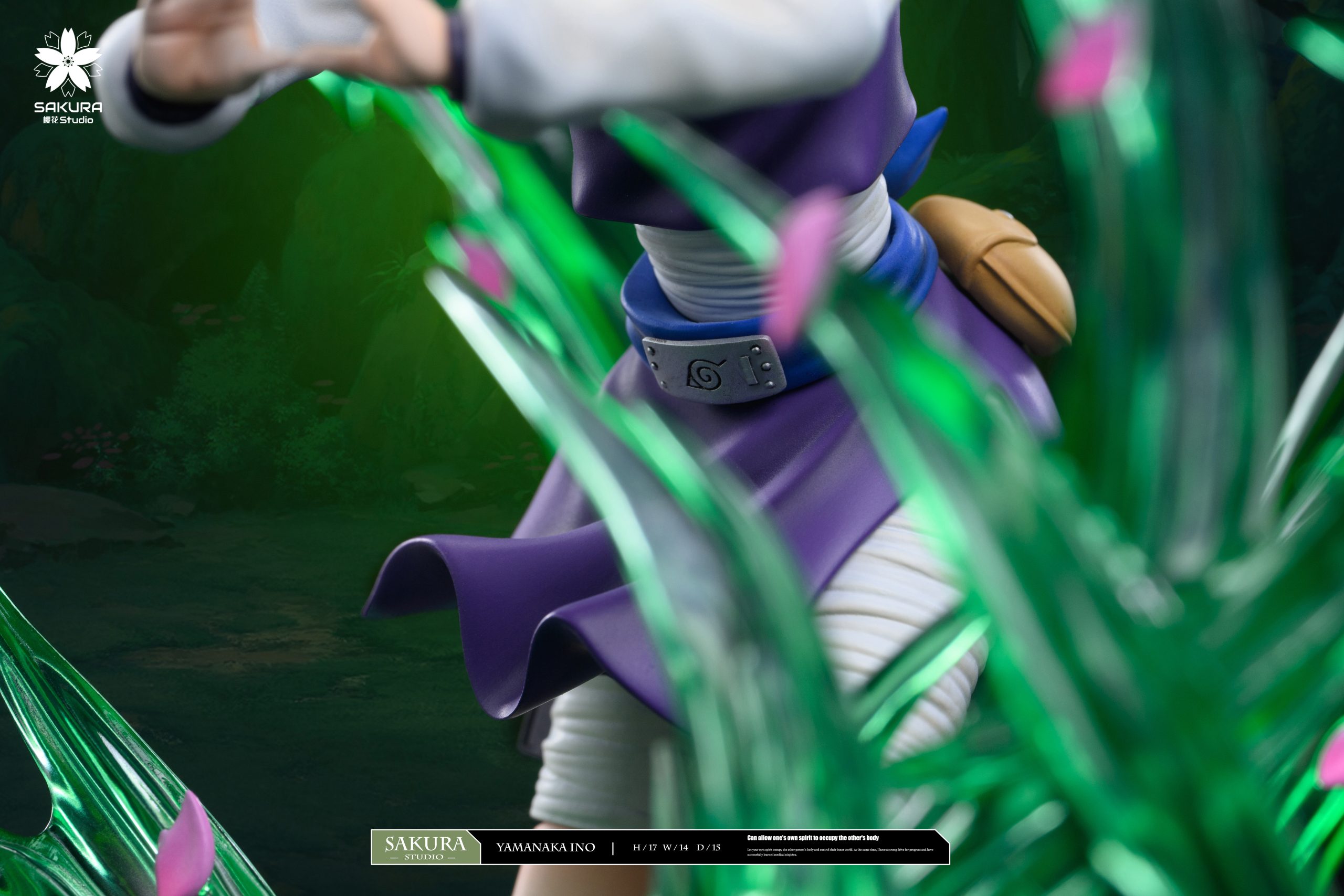 SAKURA Studio - Naruto Light Statue Resonance Series 10th Series Aburame Shino 11th Series Yamanaka Ino