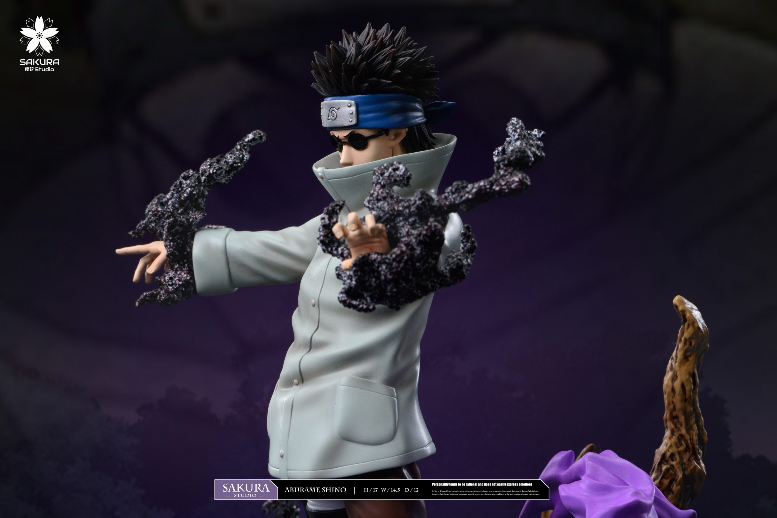 SAKURA Studio - Naruto Light Statue Resonance Series 10th Series Aburame Shino 11th Series Yamanaka Ino