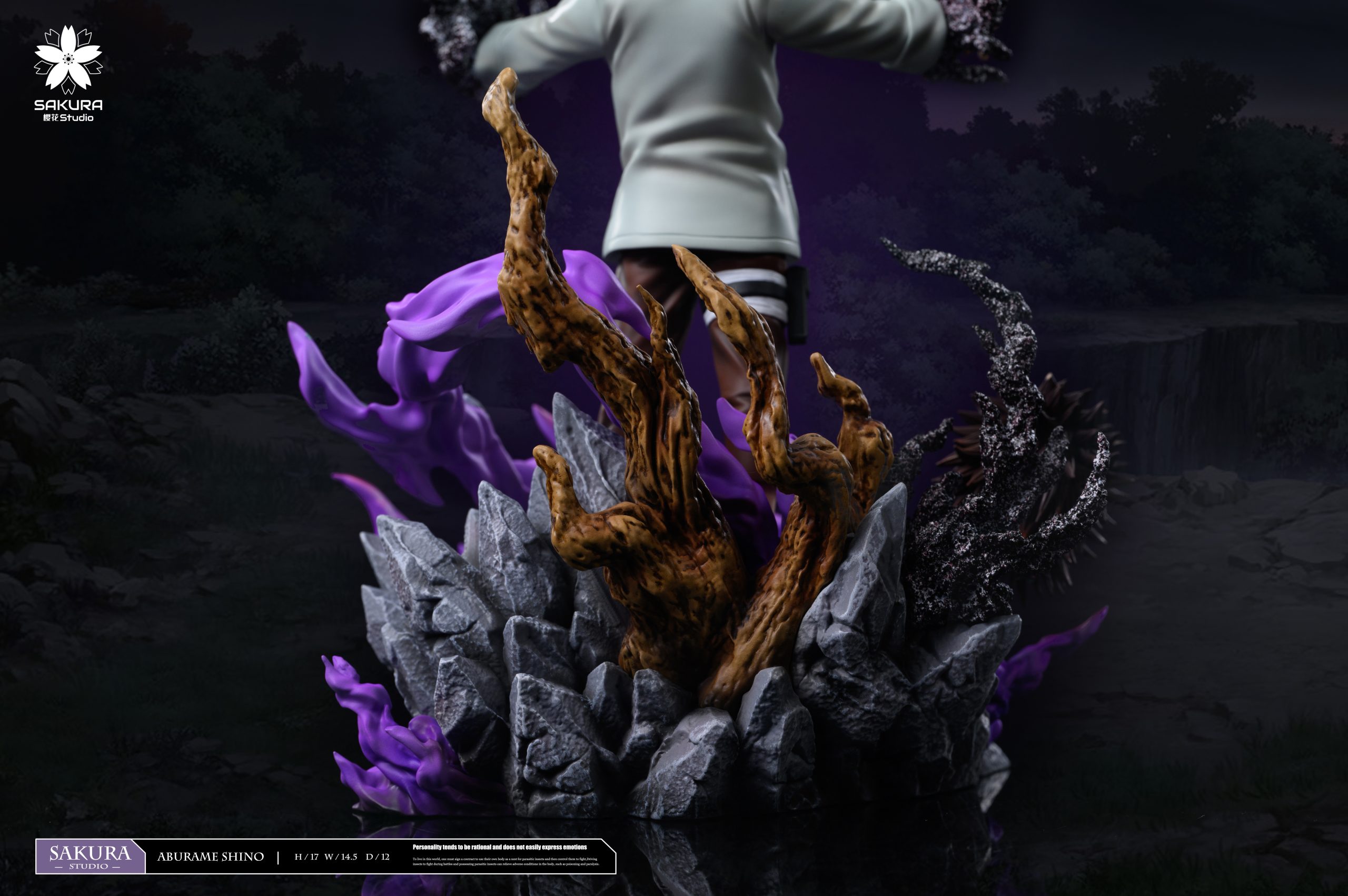 SAKURA Studio - Naruto Light Statue Resonance Series 10th Series Aburame Shino 11th Series Yamanaka Ino