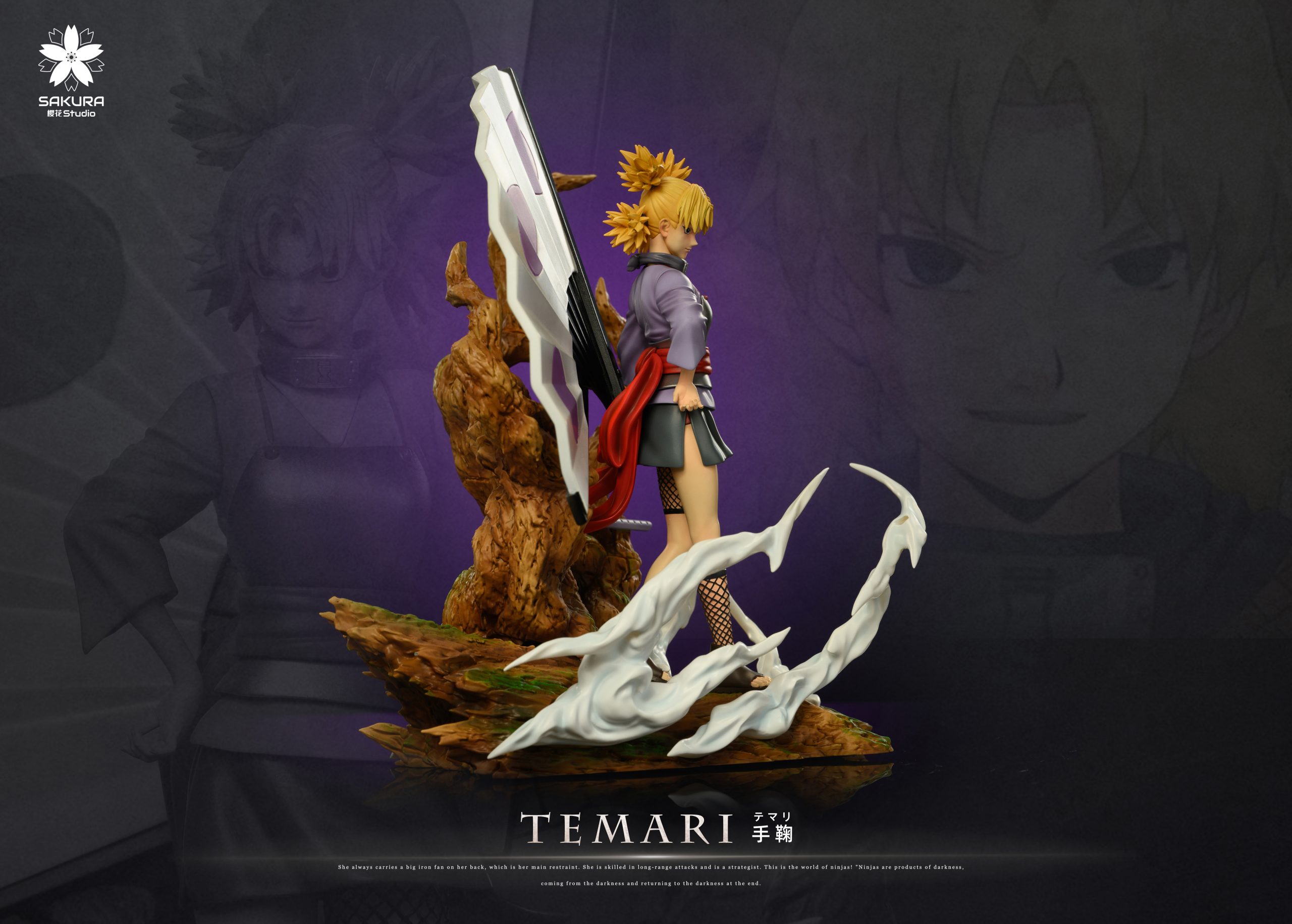 SAKURA Studio – Naruto Light Statue Resonance Series #14 Temari