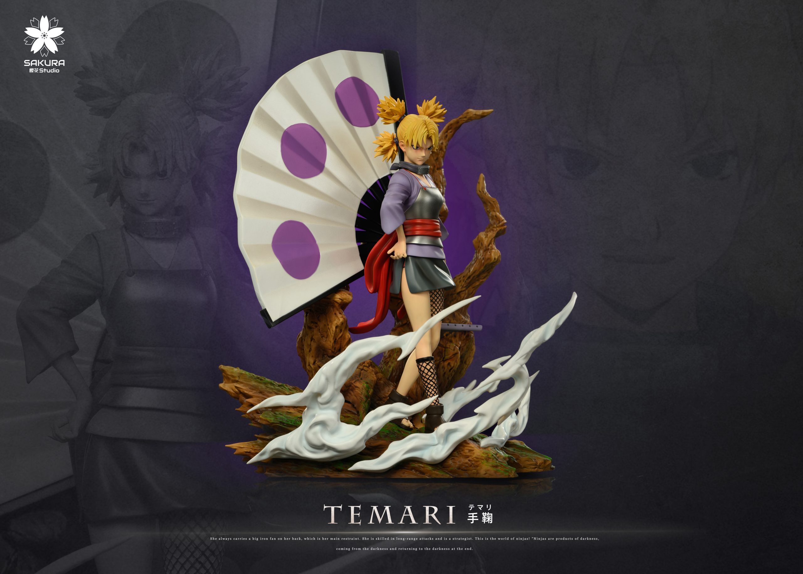 SAKURA Studio – Naruto Light Statue Resonance Series #14 Temari