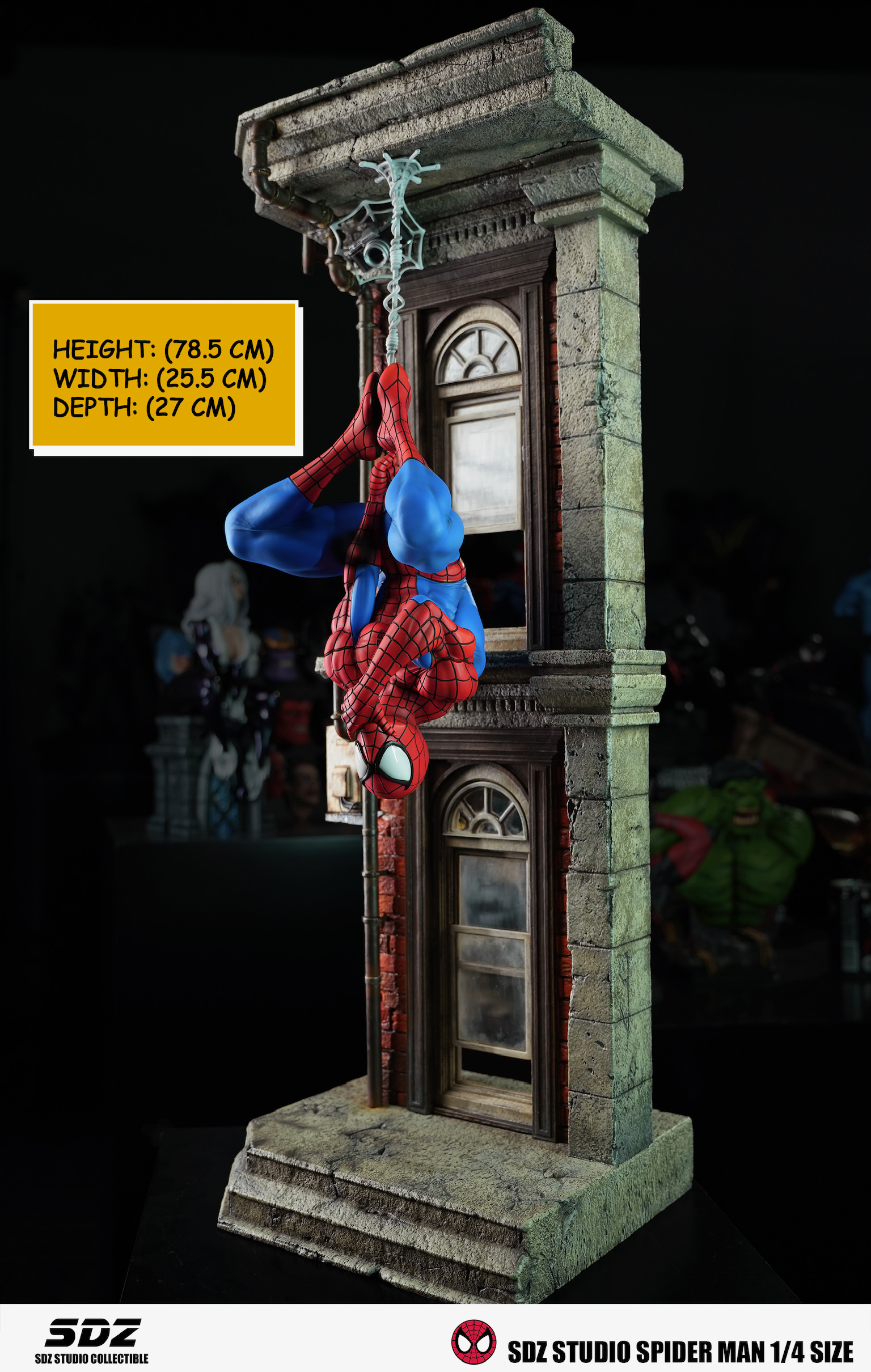 SDZ Studio - Marvel Upside down Spider Man