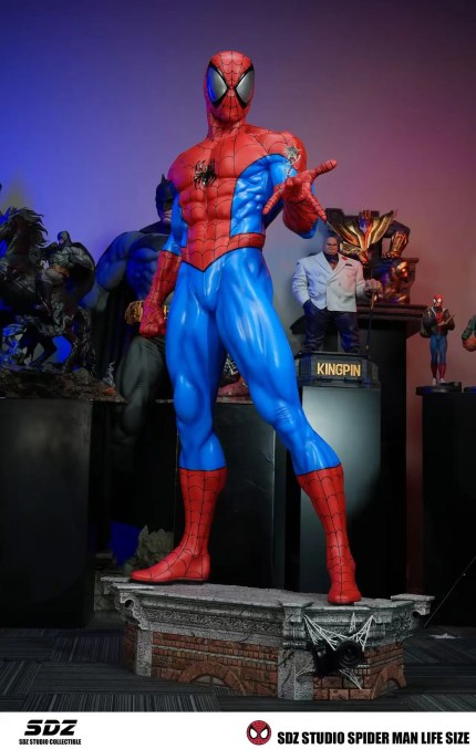 SDZ Studio - Spider-Man Comic Classic Spider-Man Life-Size SDZ Studio - Spider-Man Comic Classic Spider-Man Life-Size