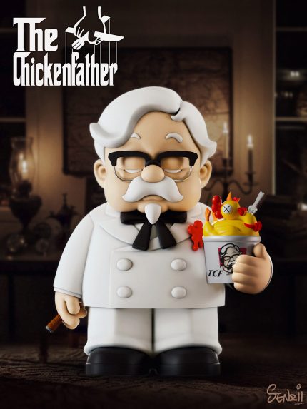SENZII Studio - Original The chicken Father SENZII Studio - Original The chicken Father