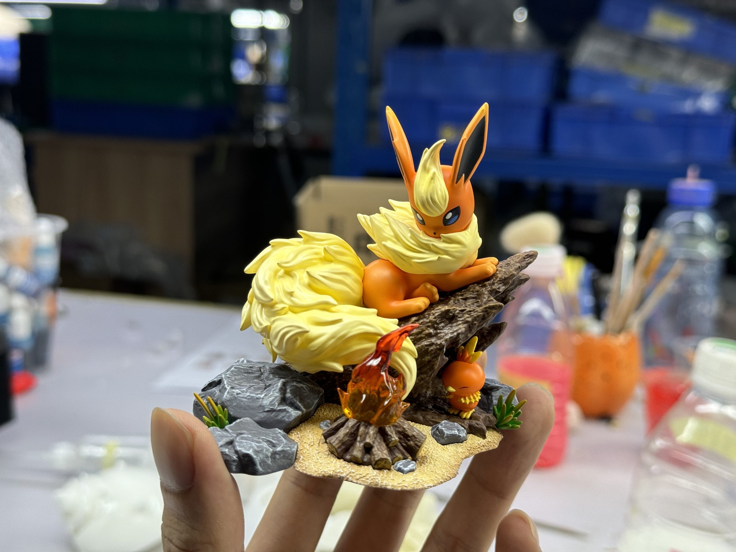 SK Studio - Pokemon Ecological series Flareon Evolutionary Group