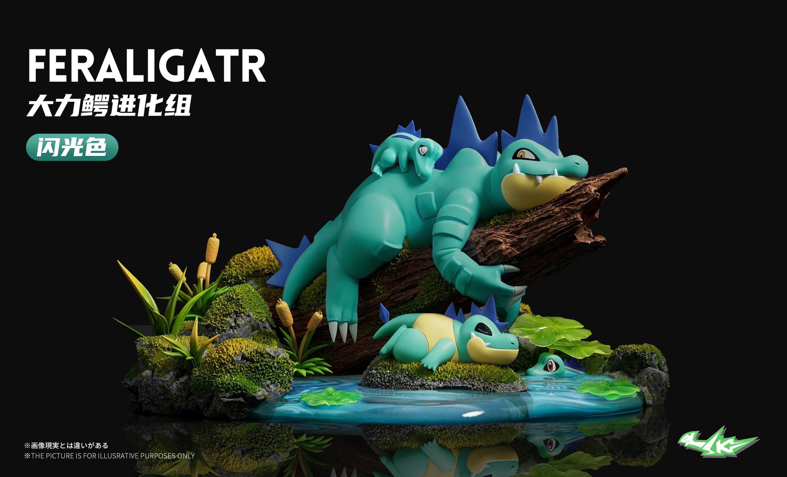 SK Studio - Pokémon Feraligatr Evolution Set